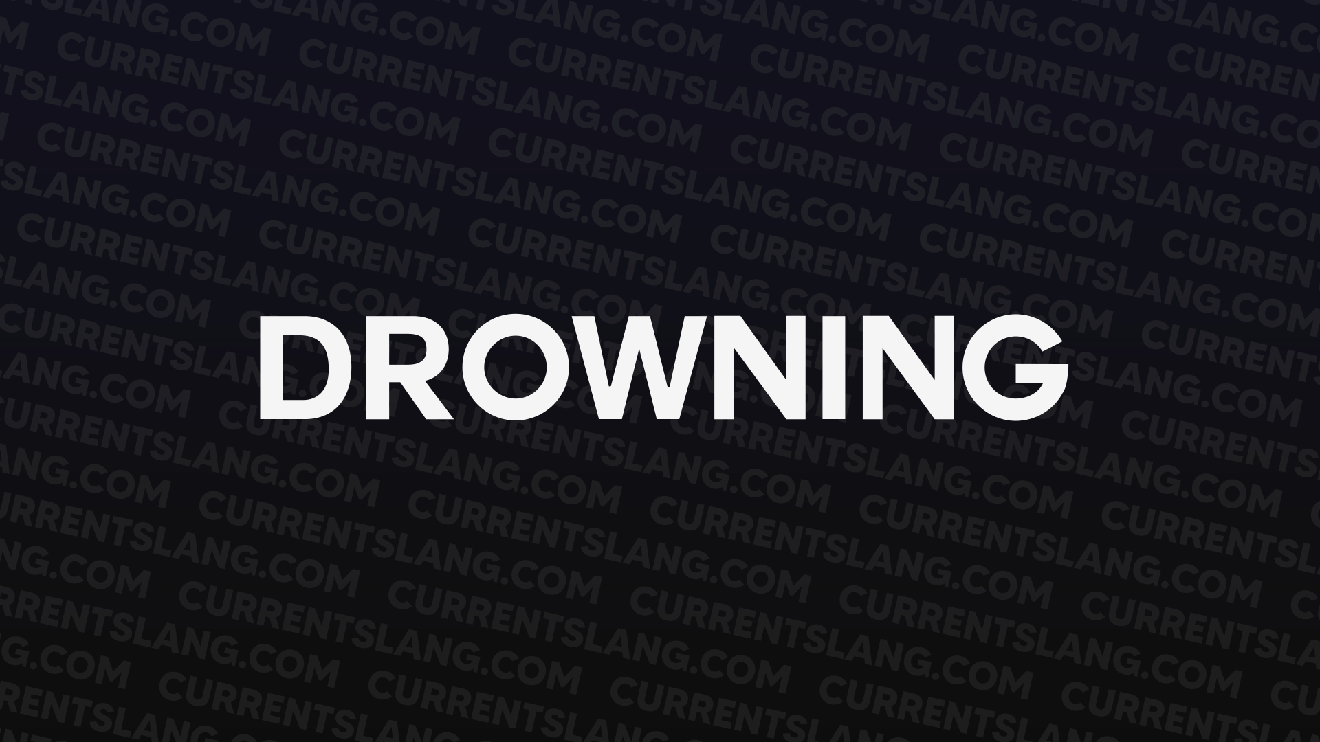 title image for Drowning