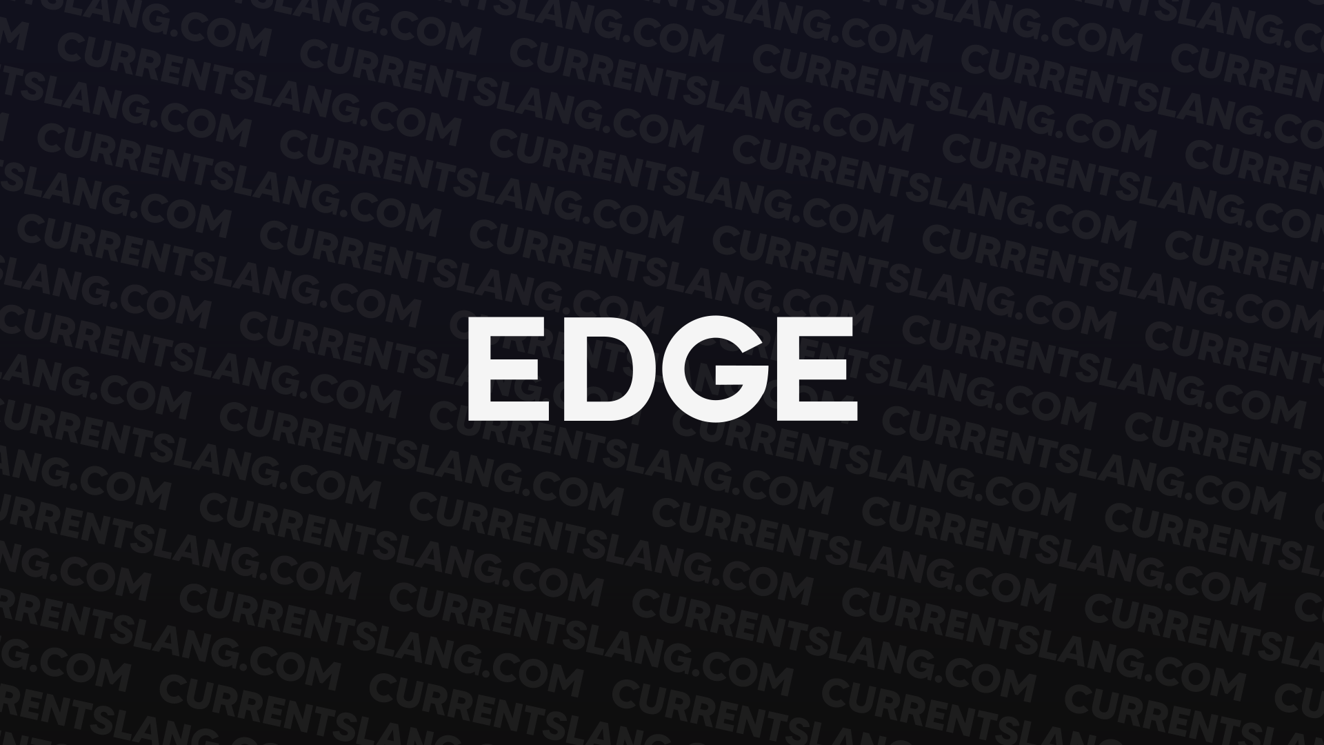 title image for edge