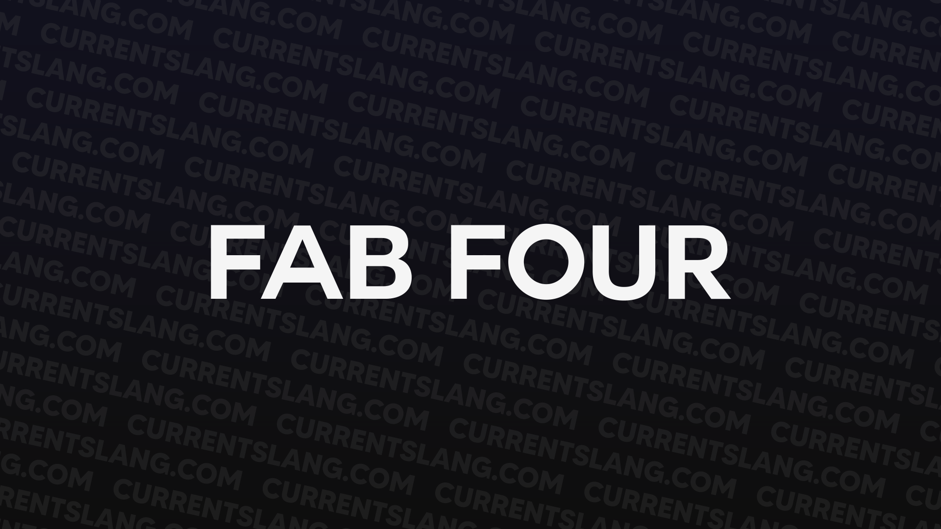 title image for Fab Four