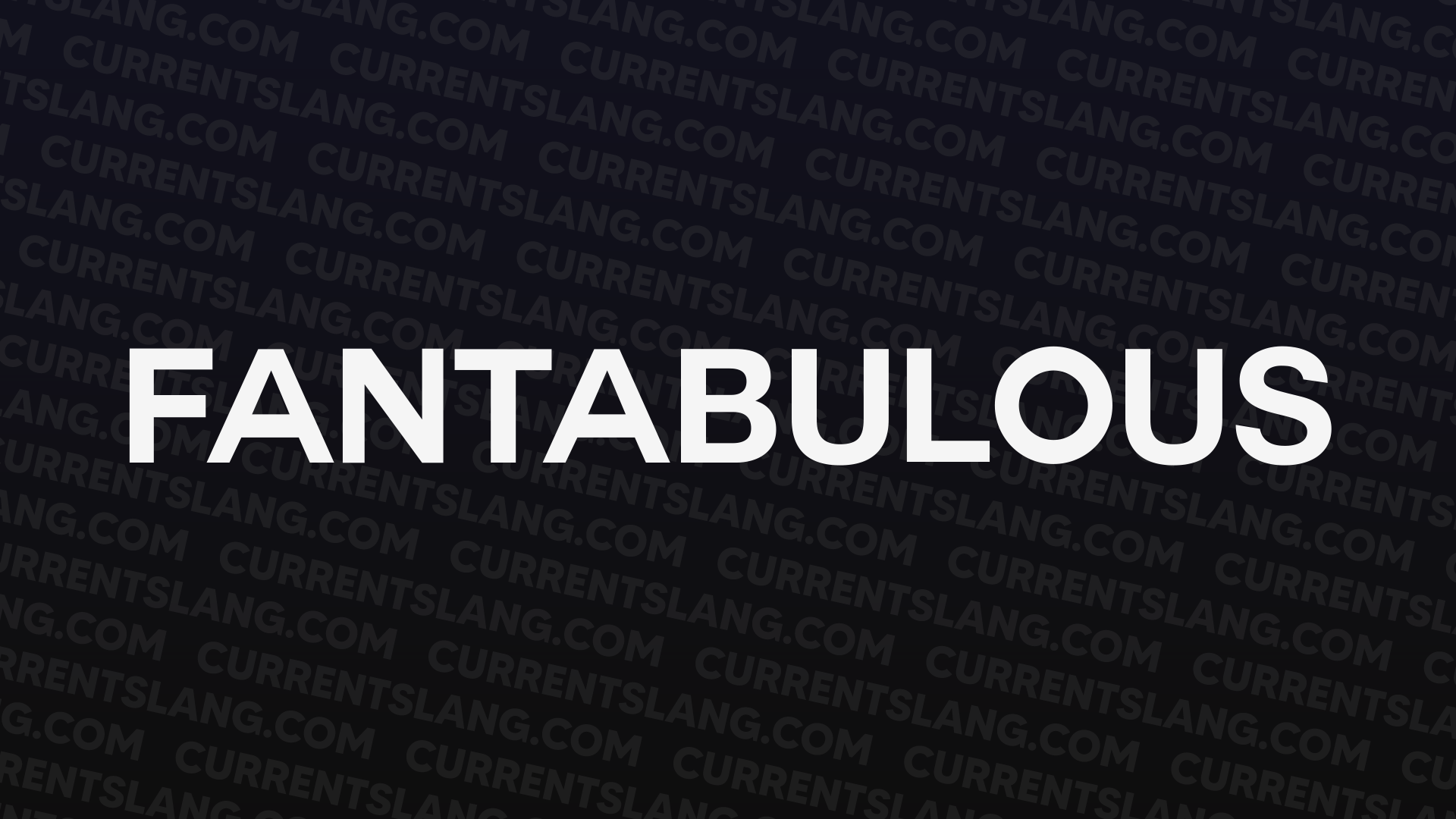 title image for Fantabulous