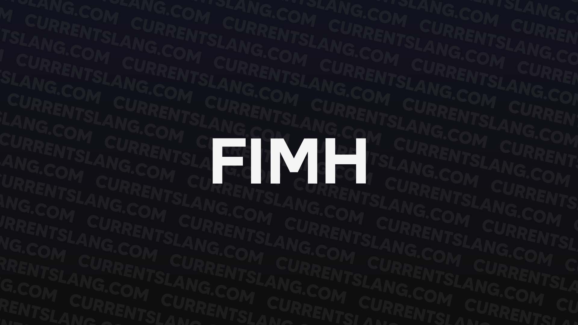 title image for FIMH