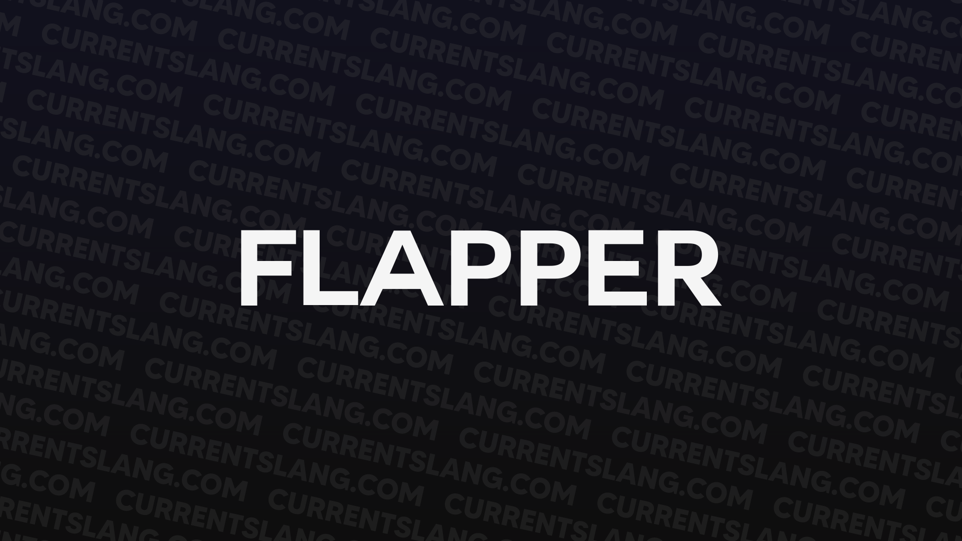 title image for flapper