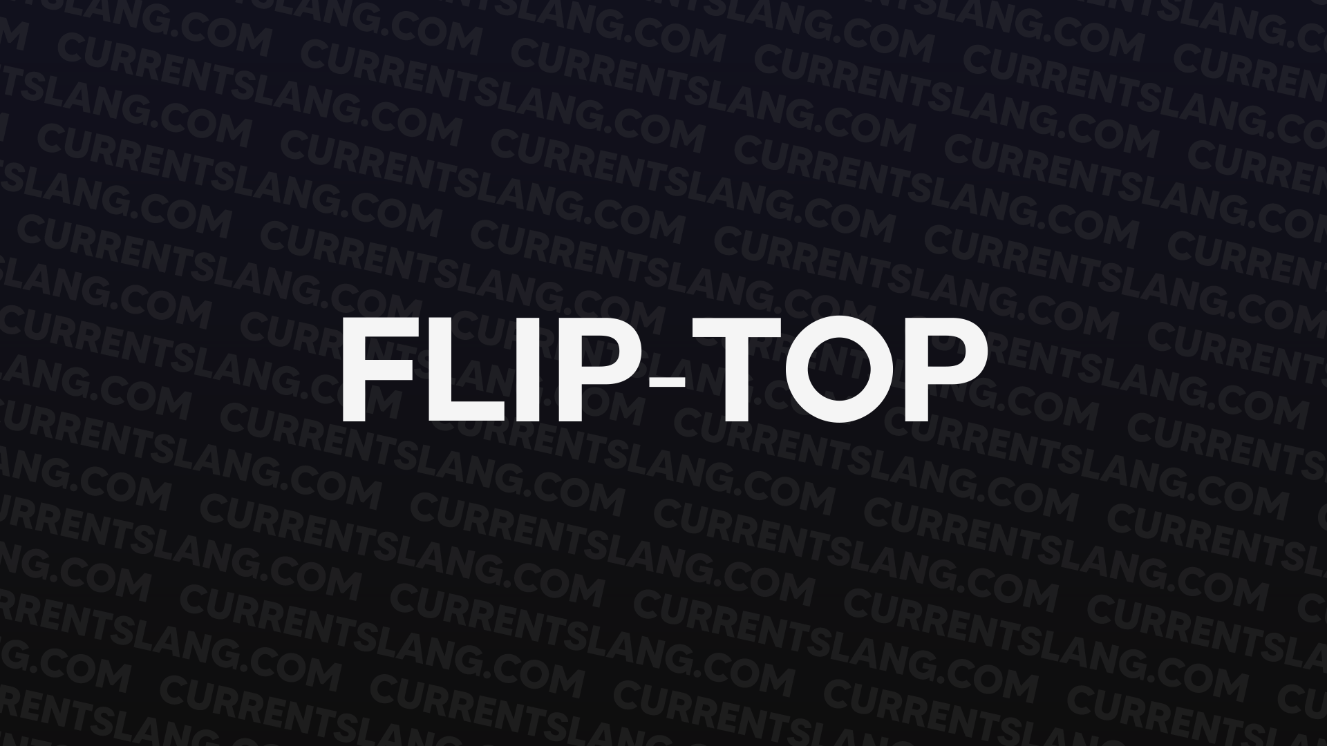title image for Flip-top