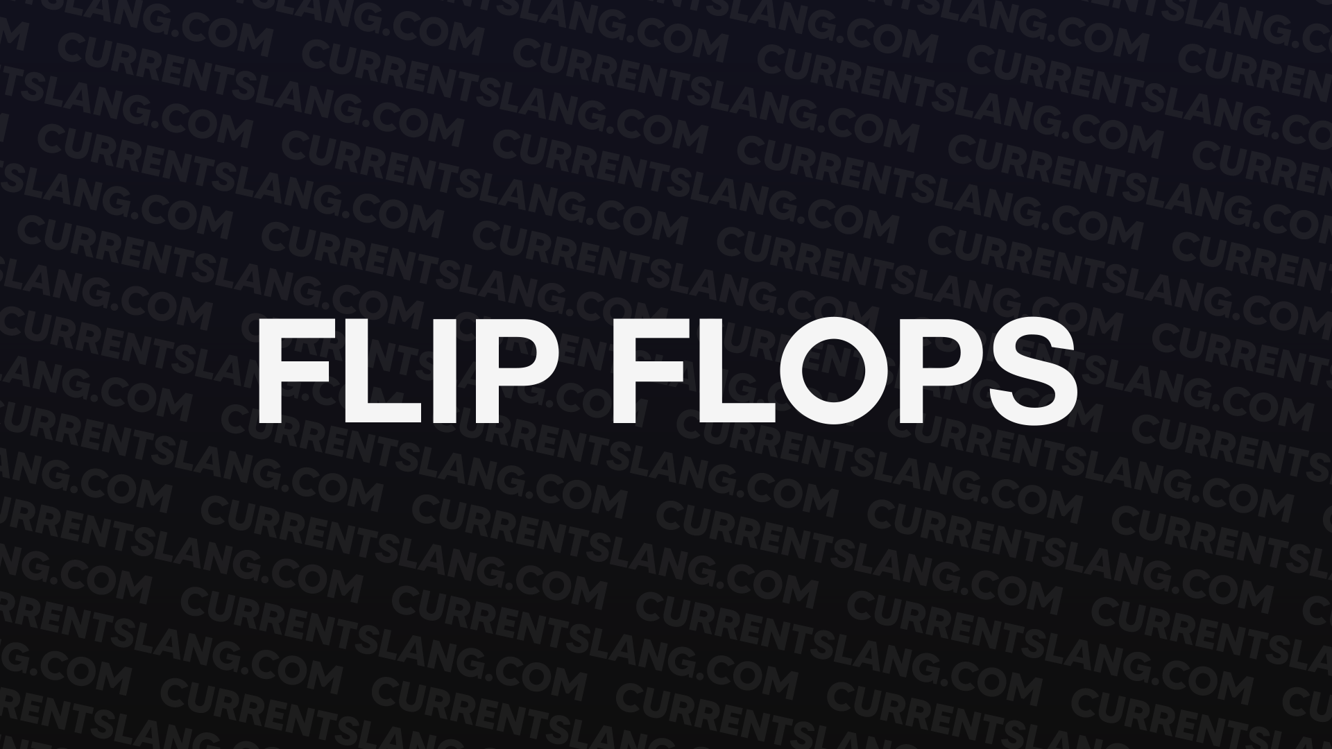 title image for Flip Flops
