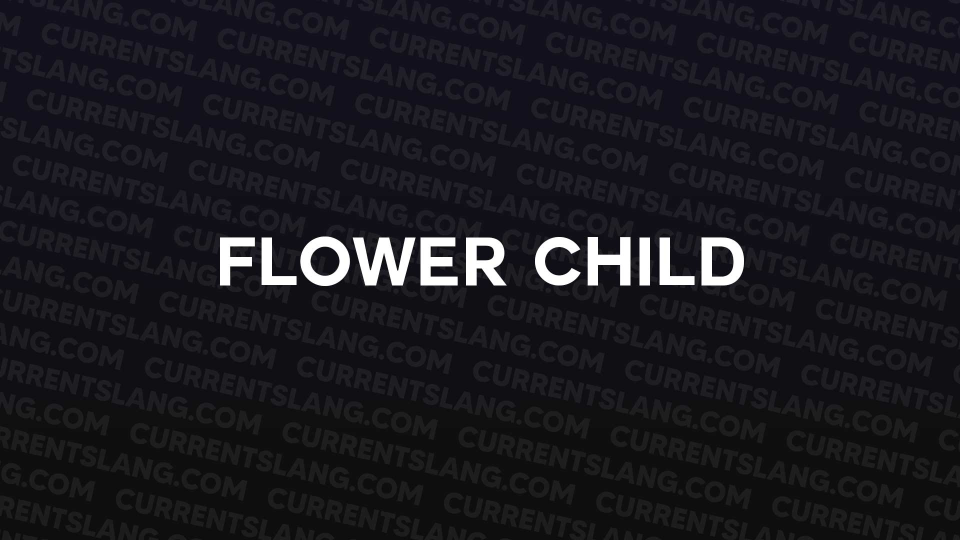 title image for Flower Child