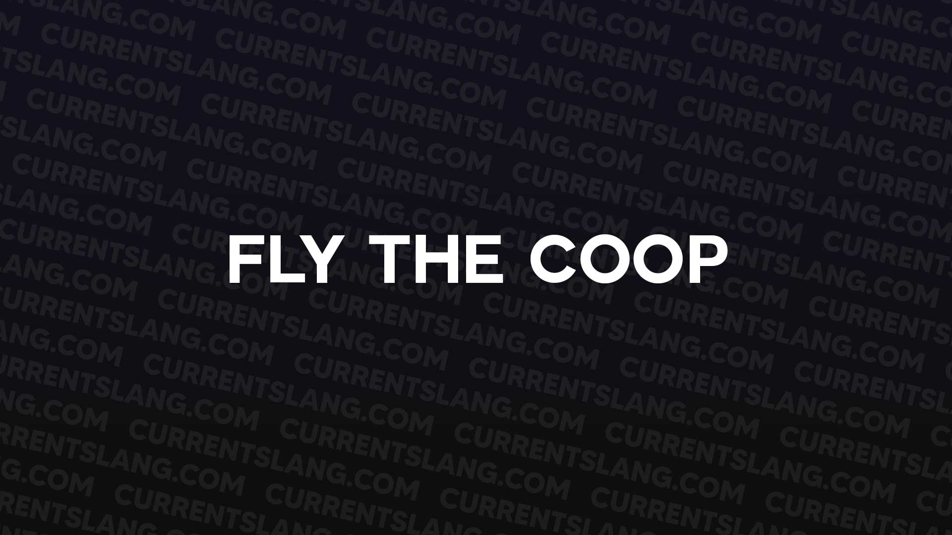 title image for fly the coop