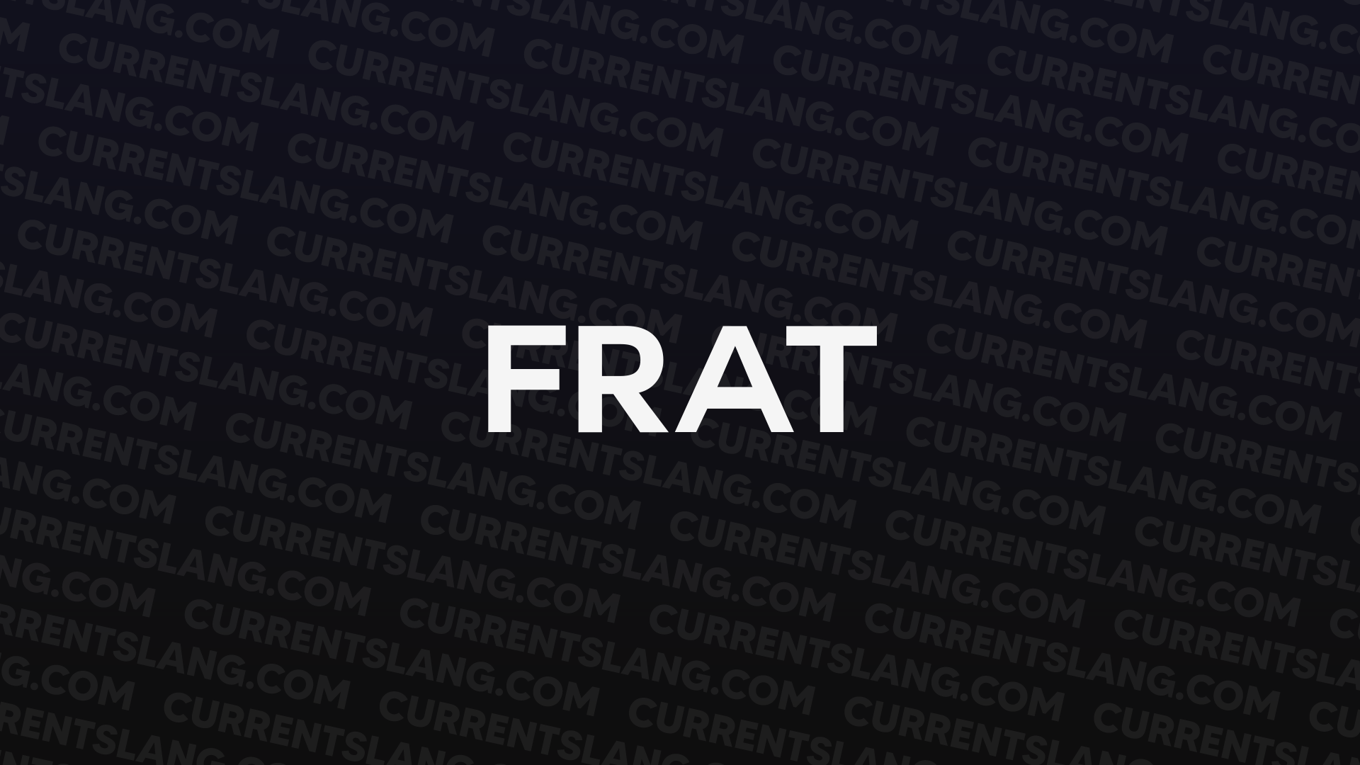 title image for Frat
