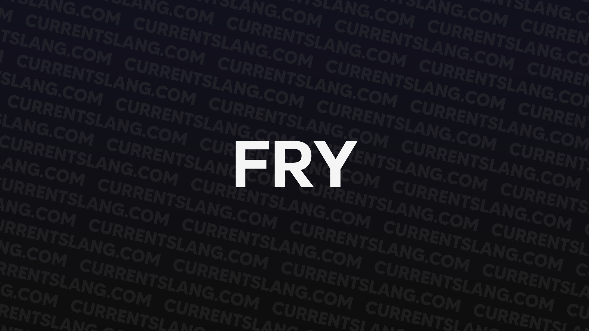 title image for Fry