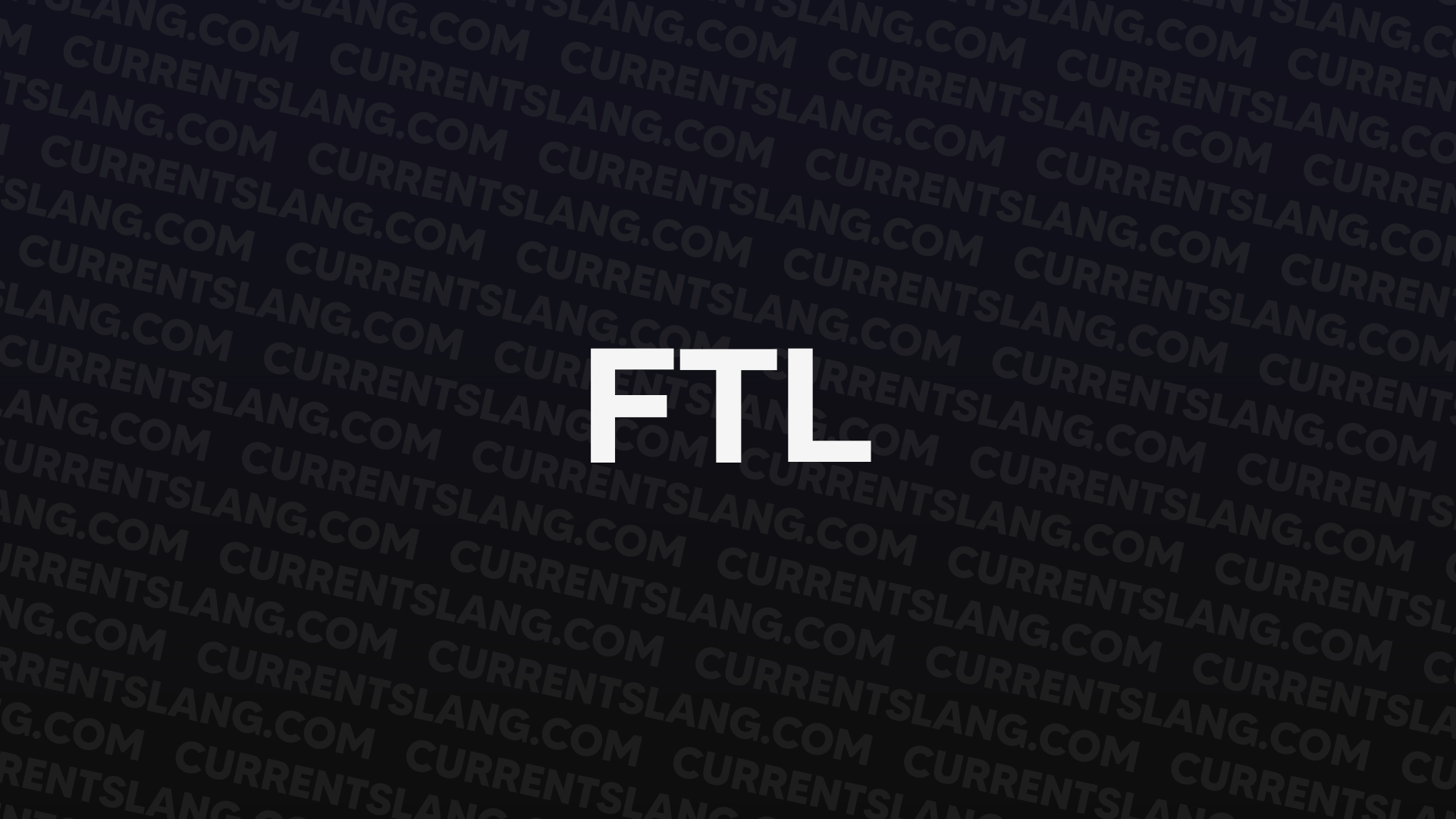 title image for FTL