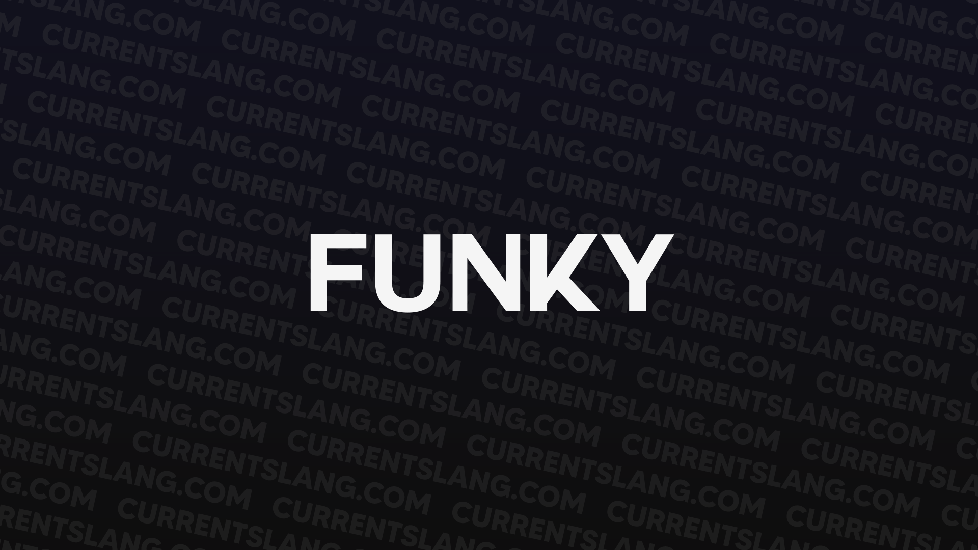 title image for Funky