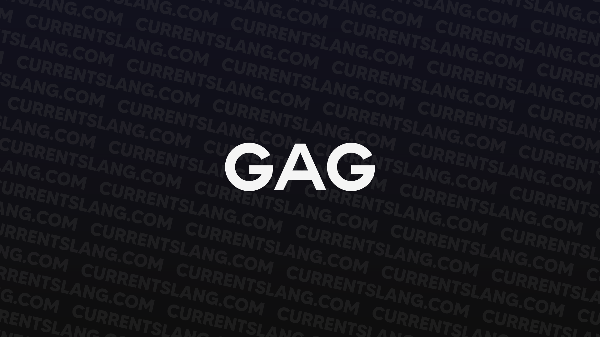 title image for Gag