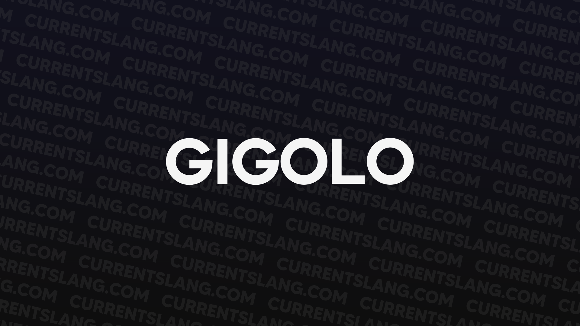 title image for gigolo