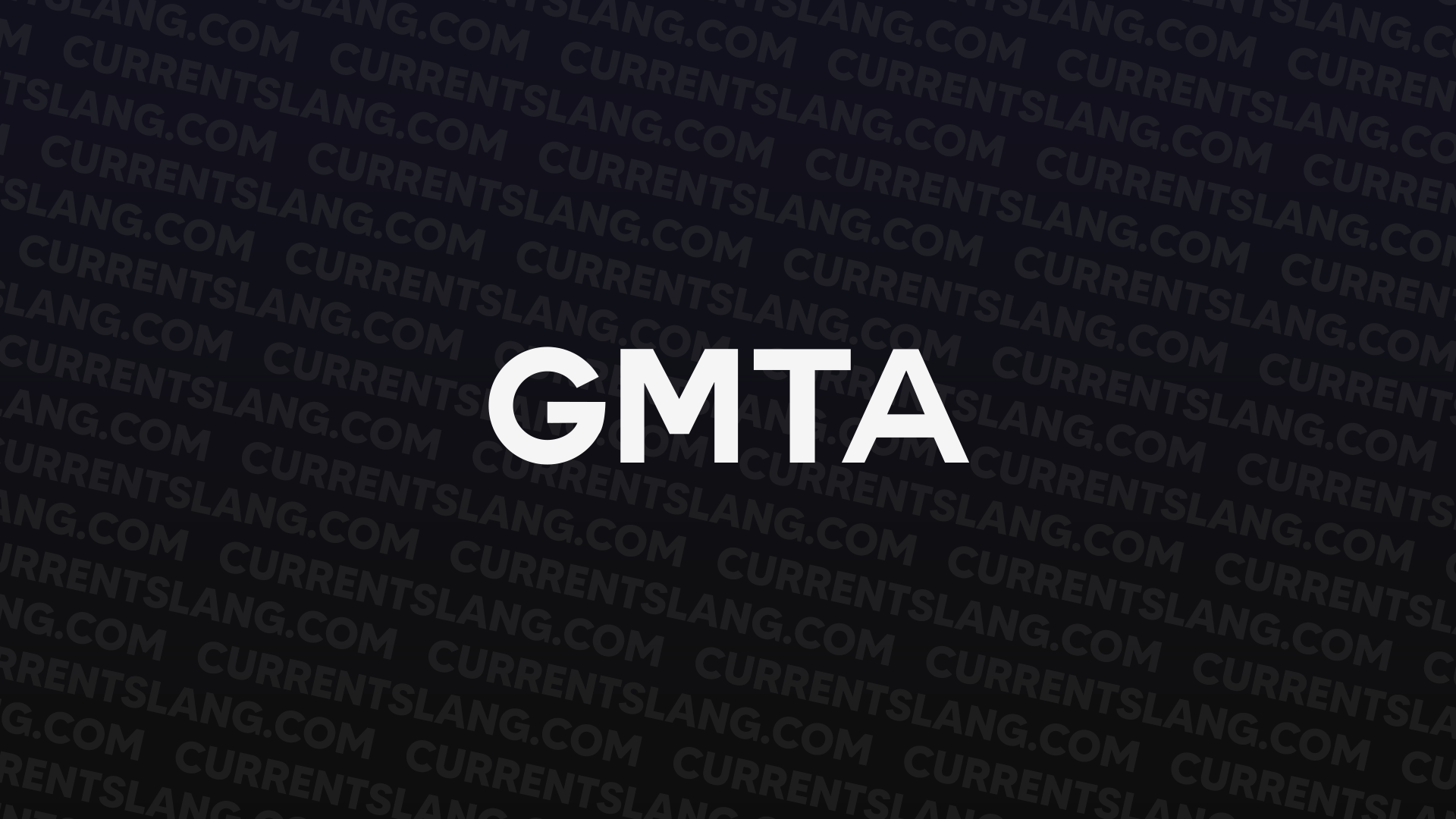 title image for GMTA