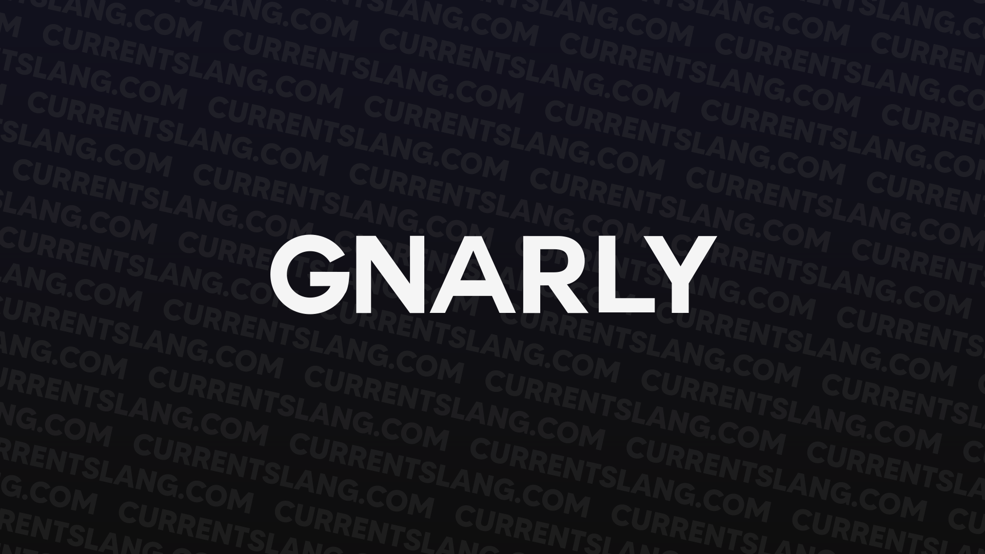 title image for Gnarly