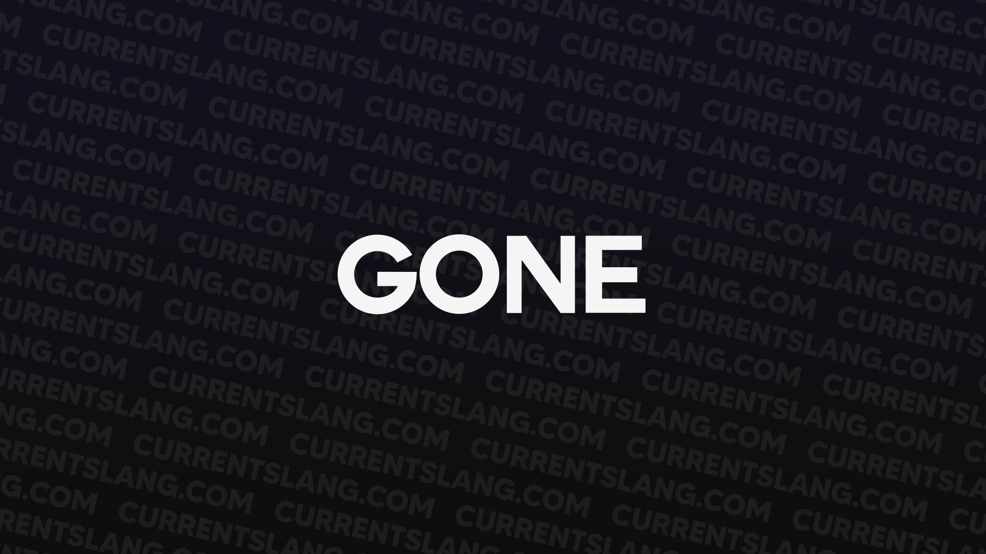 title image for Gone
