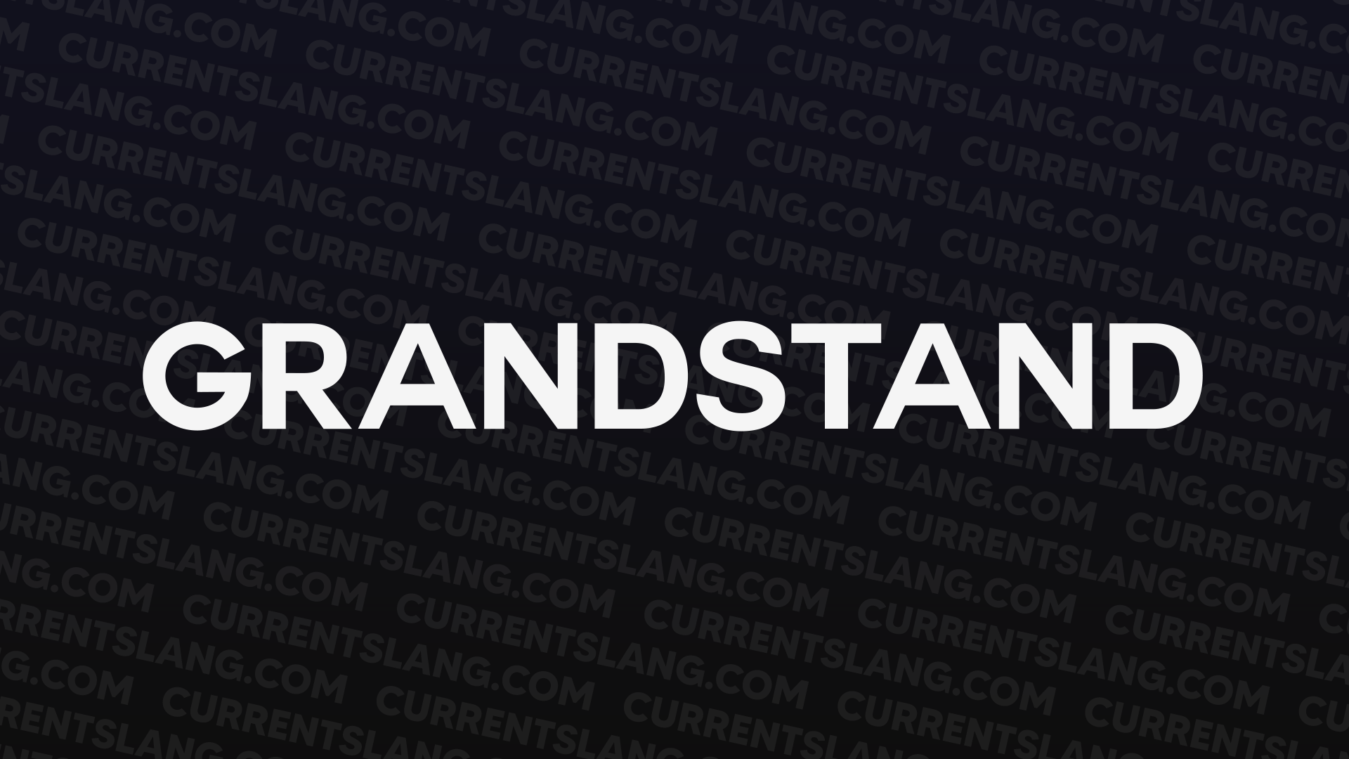 title image for grandstand