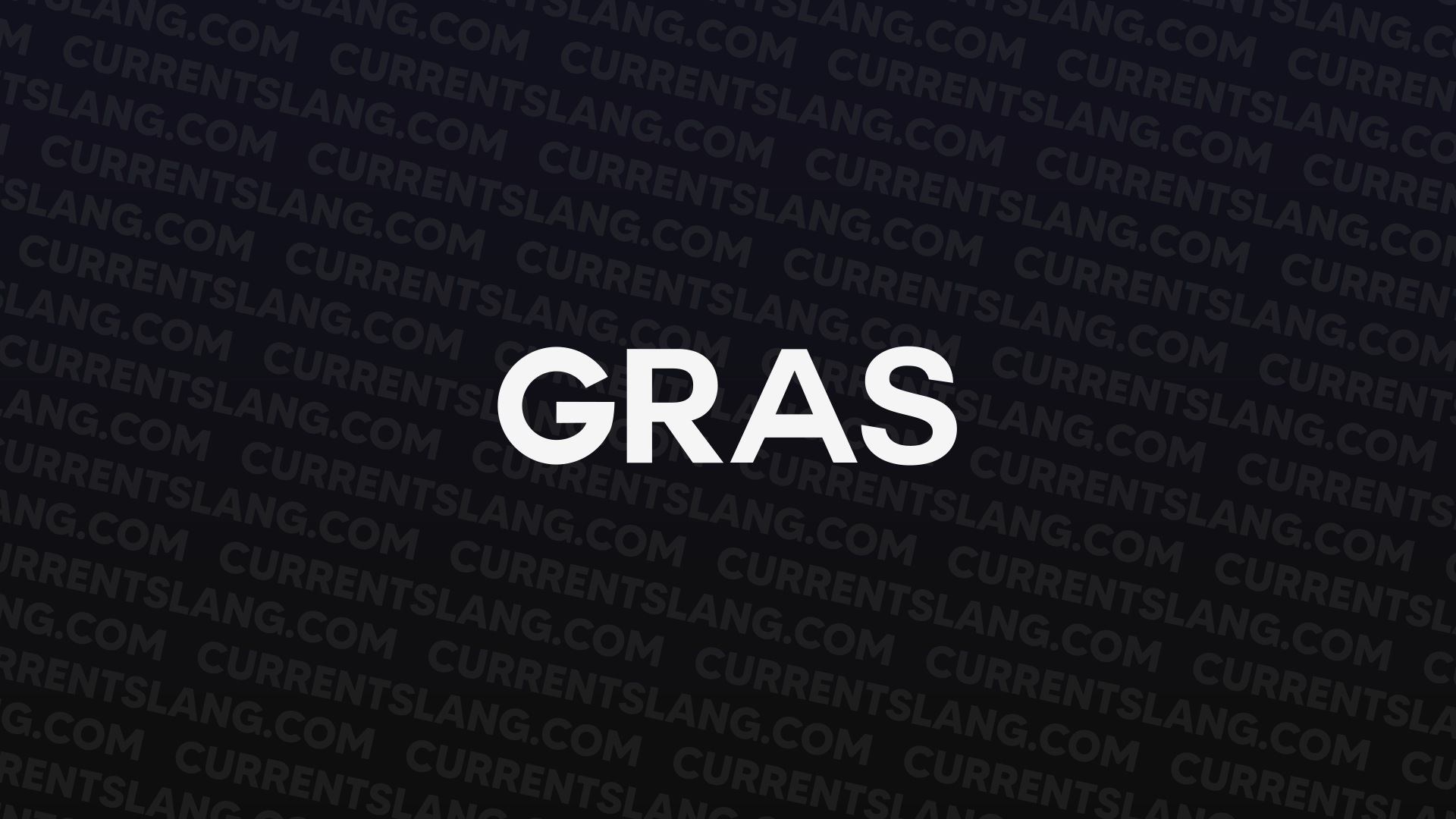 title image for GRAS