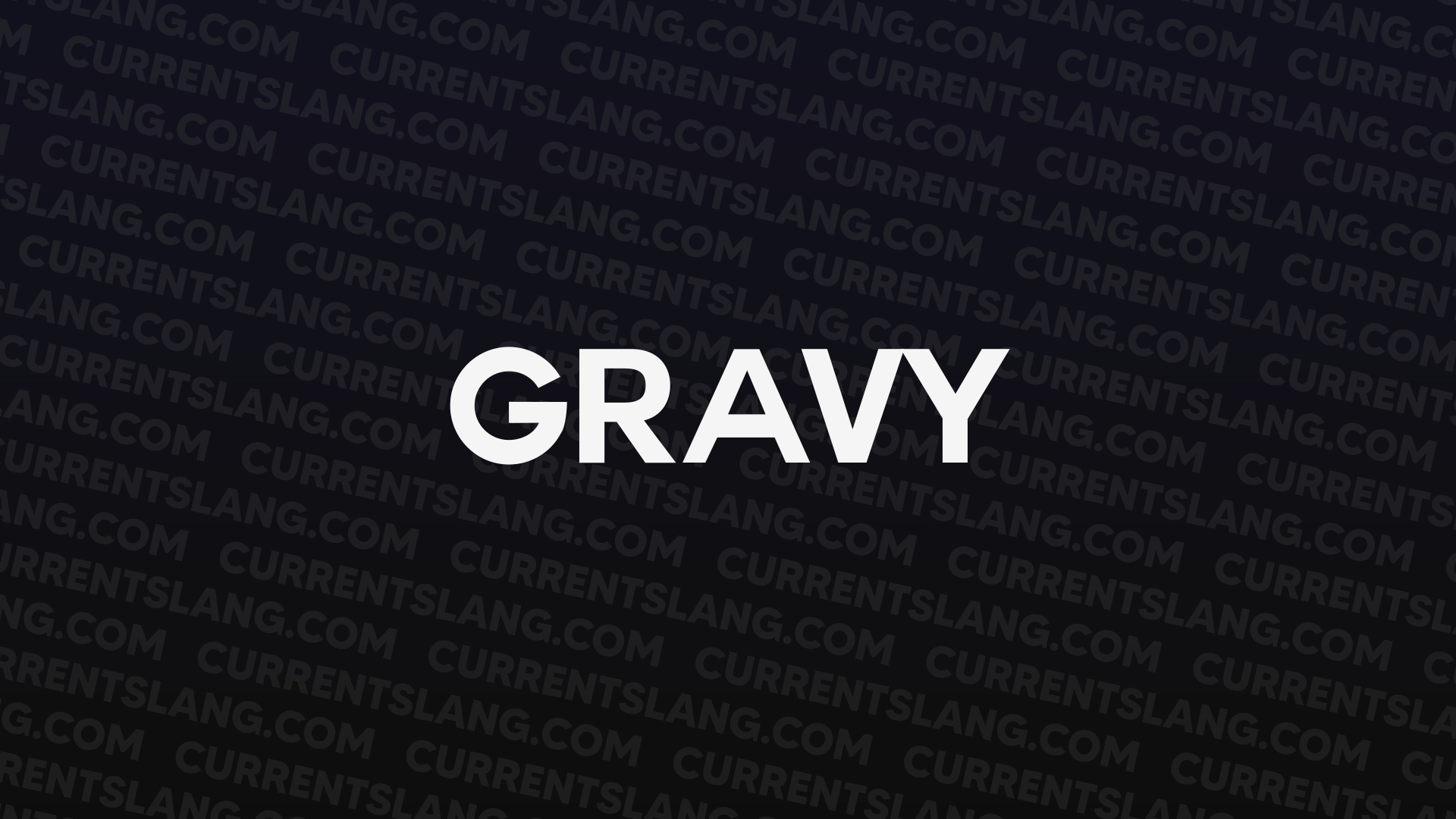 title image for Gravy