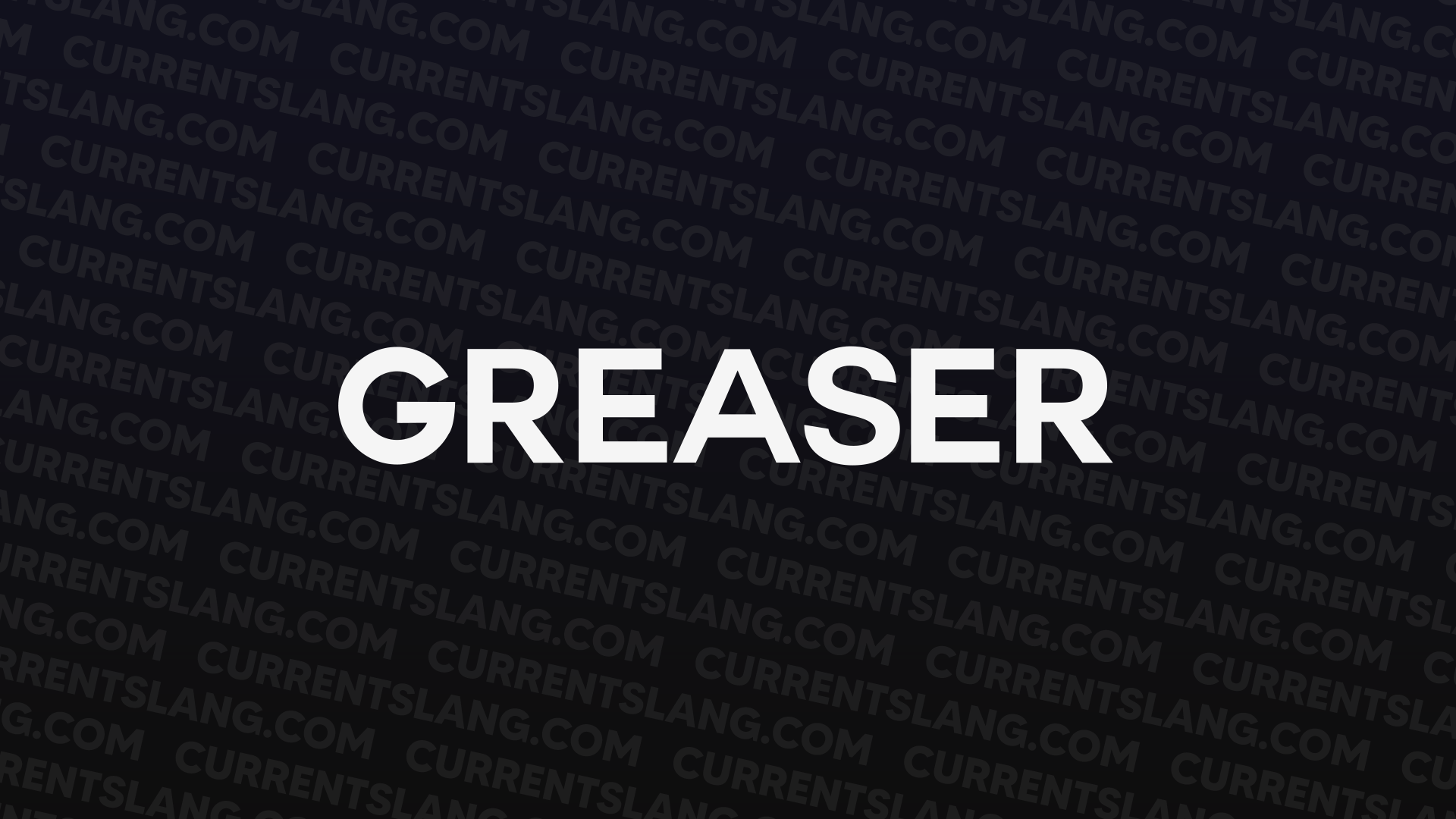 title image for Greaser
