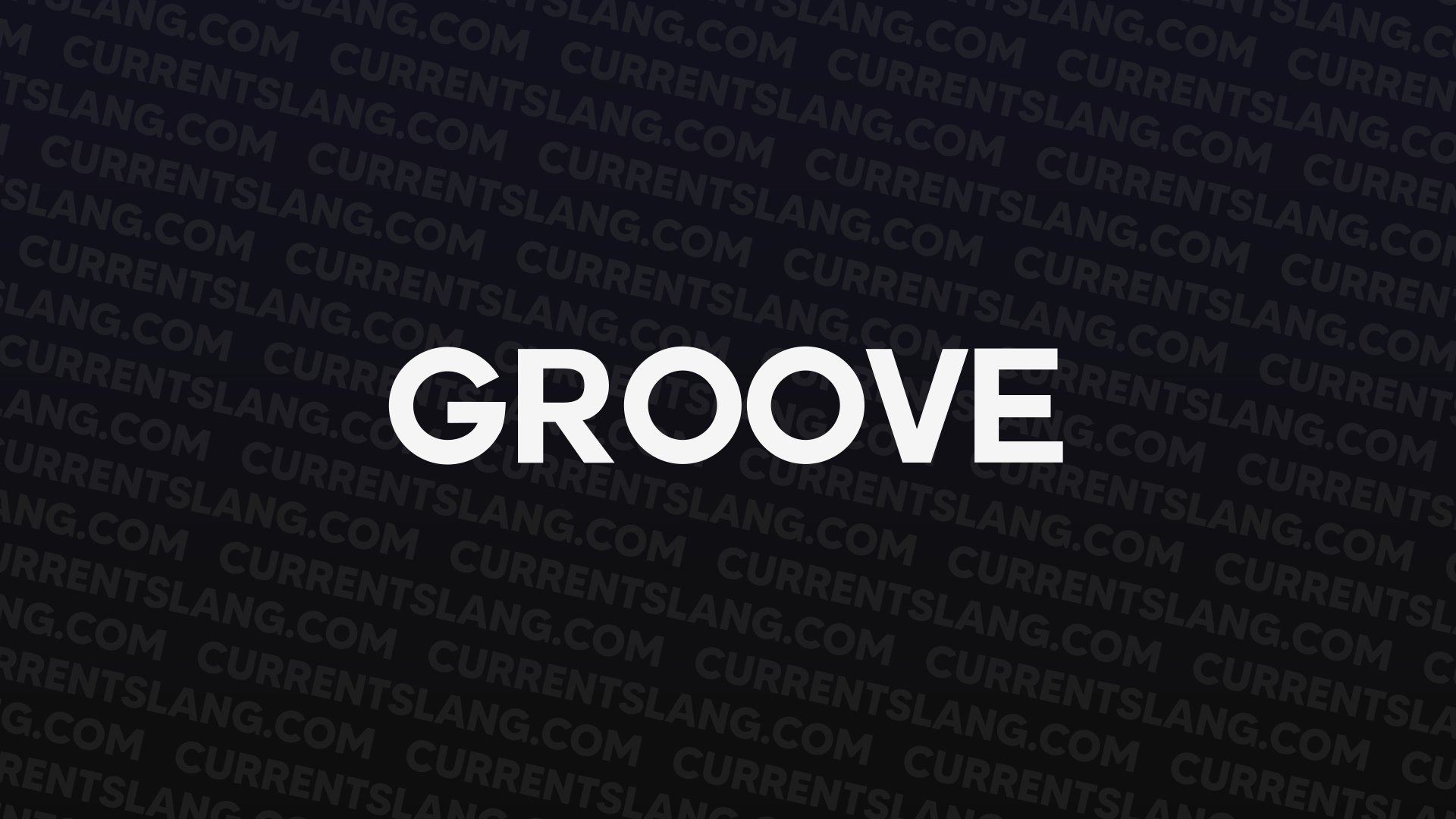 title image for groove