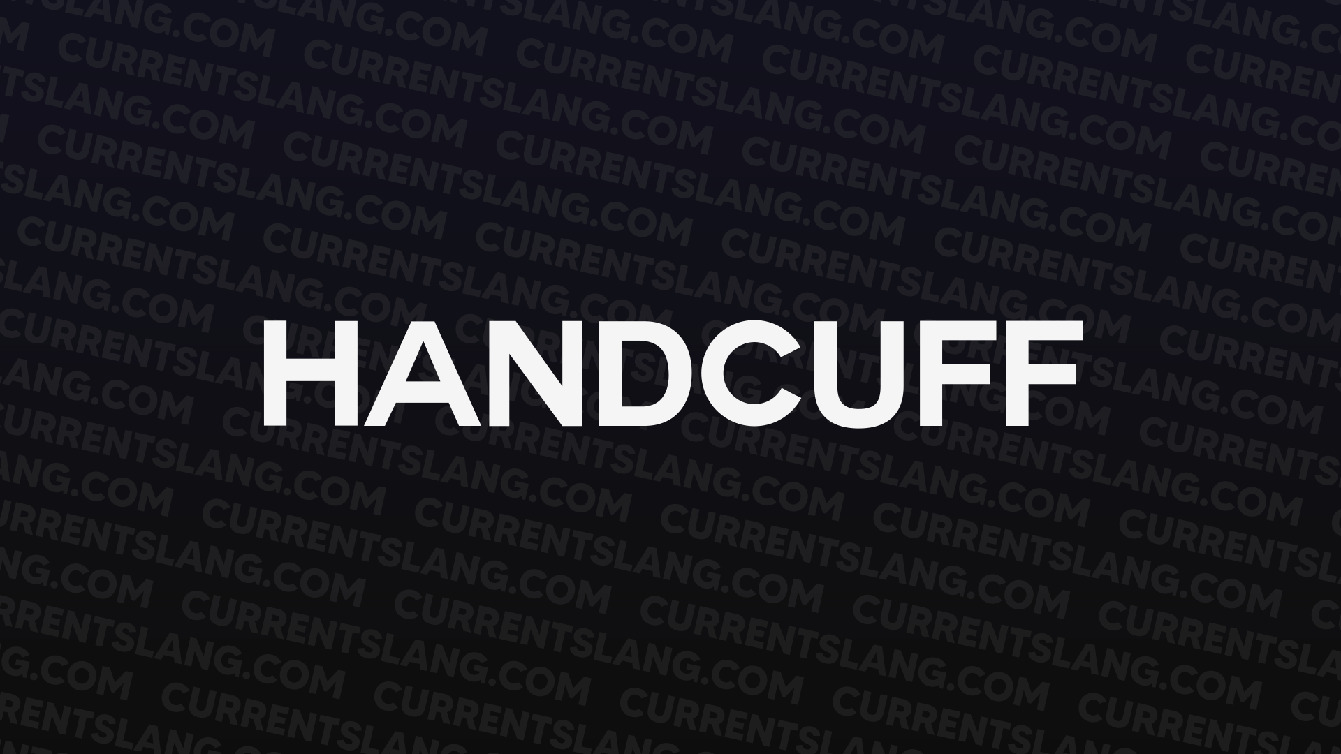 title image for handcuff