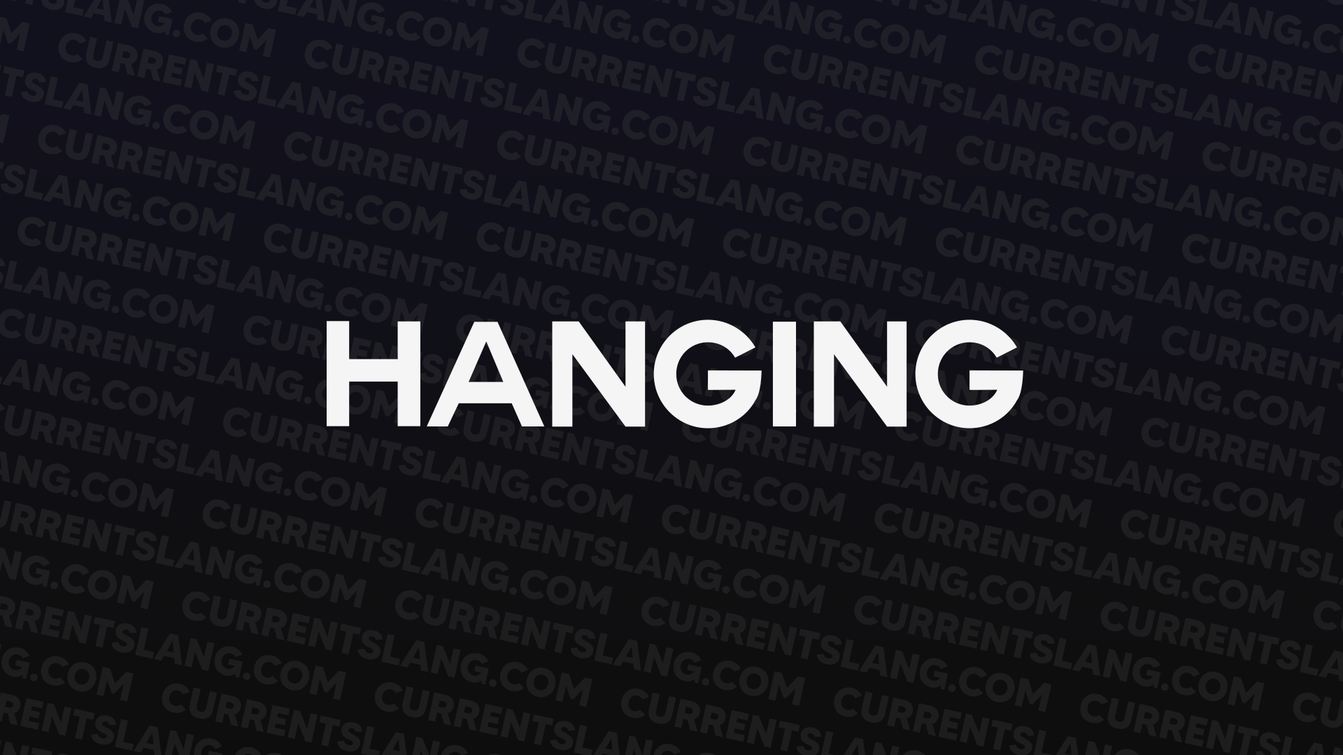 title image for hanging
