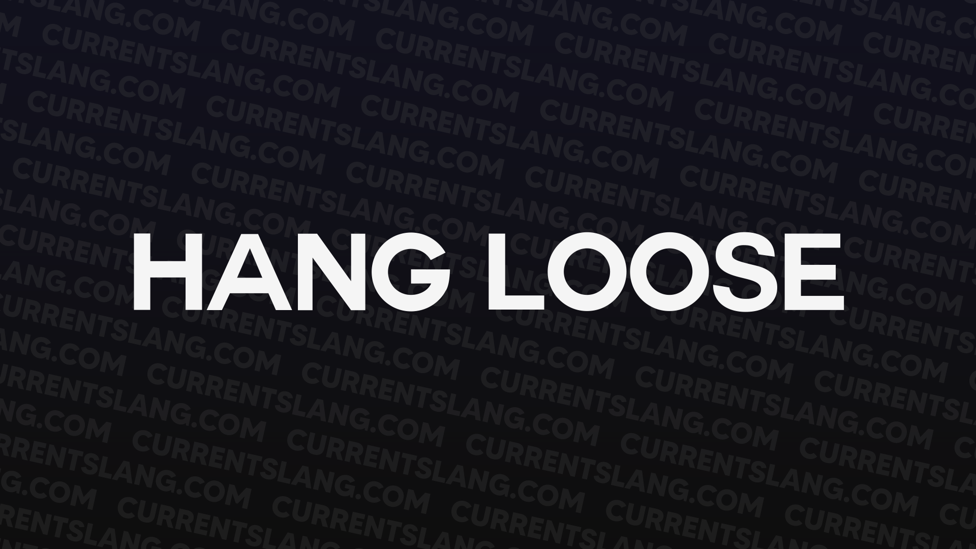 title image for Hang Loose