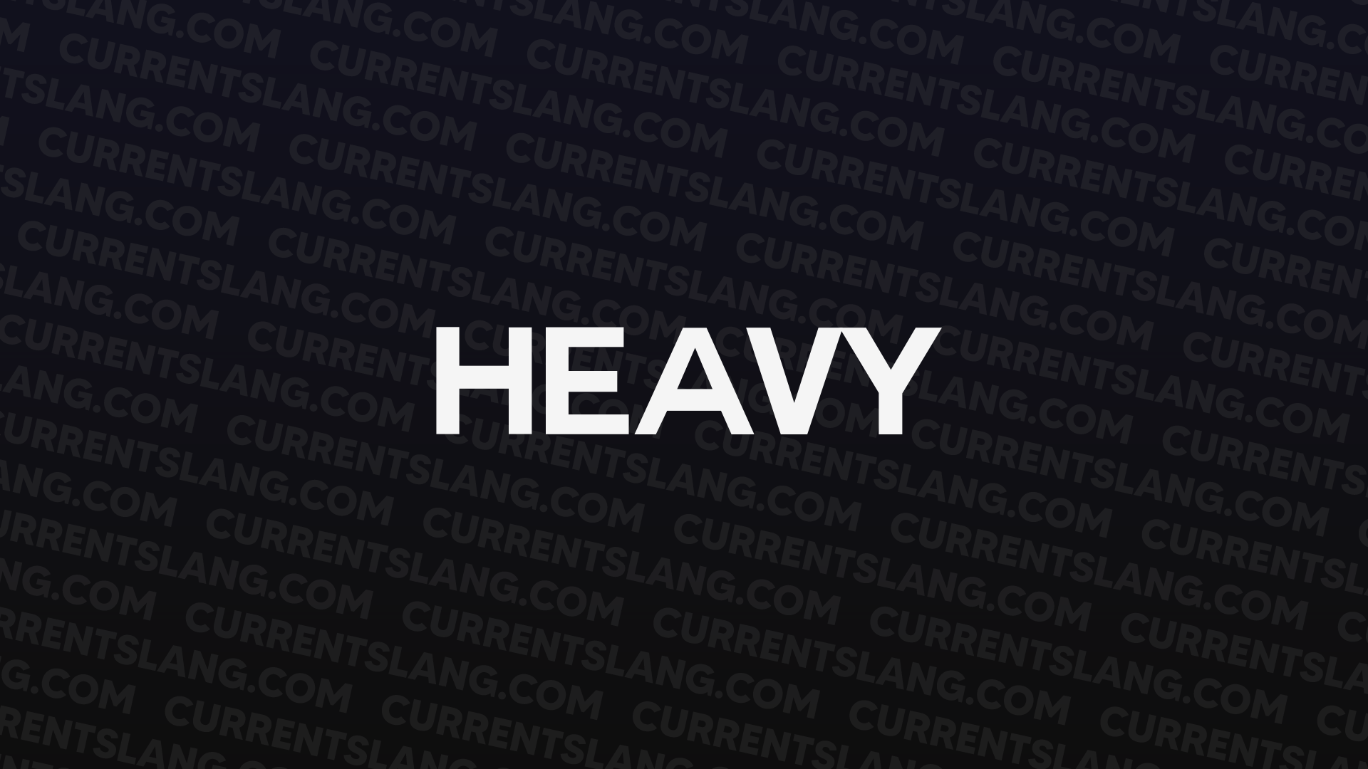 title image for Heavy