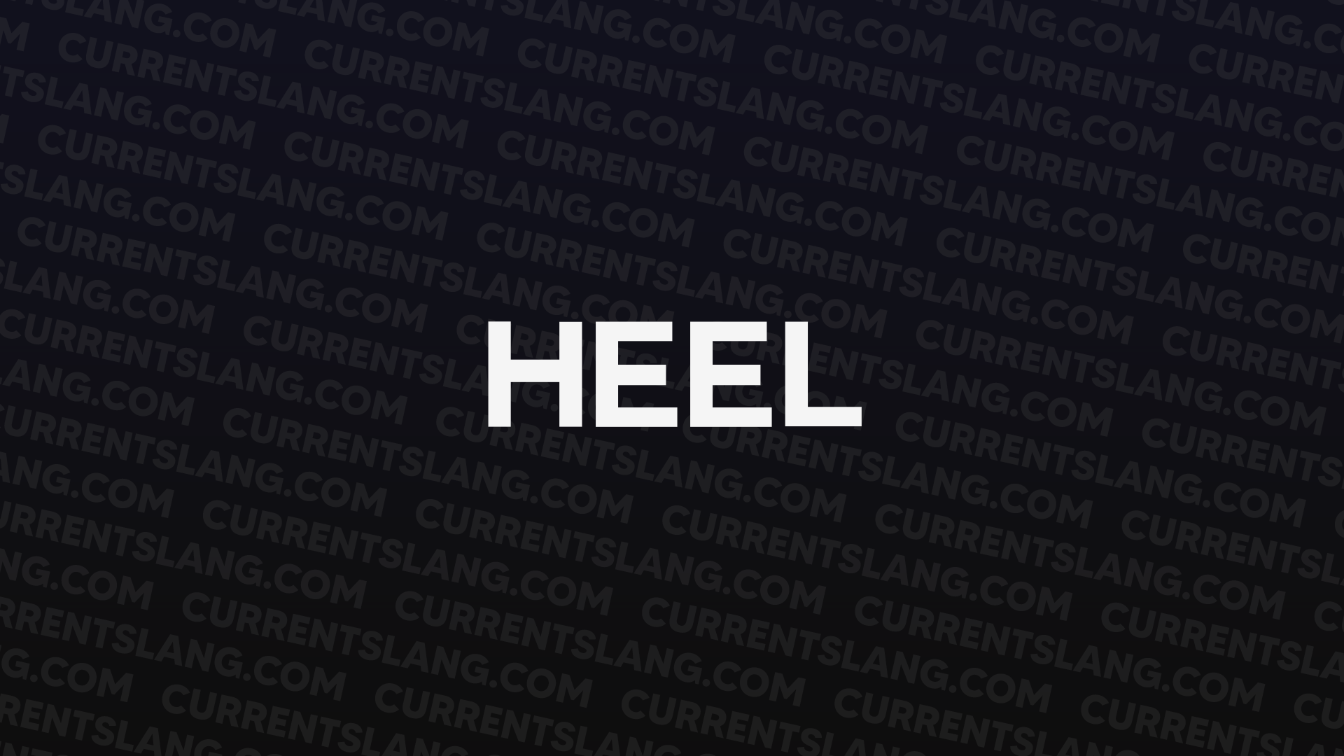 title image for heel