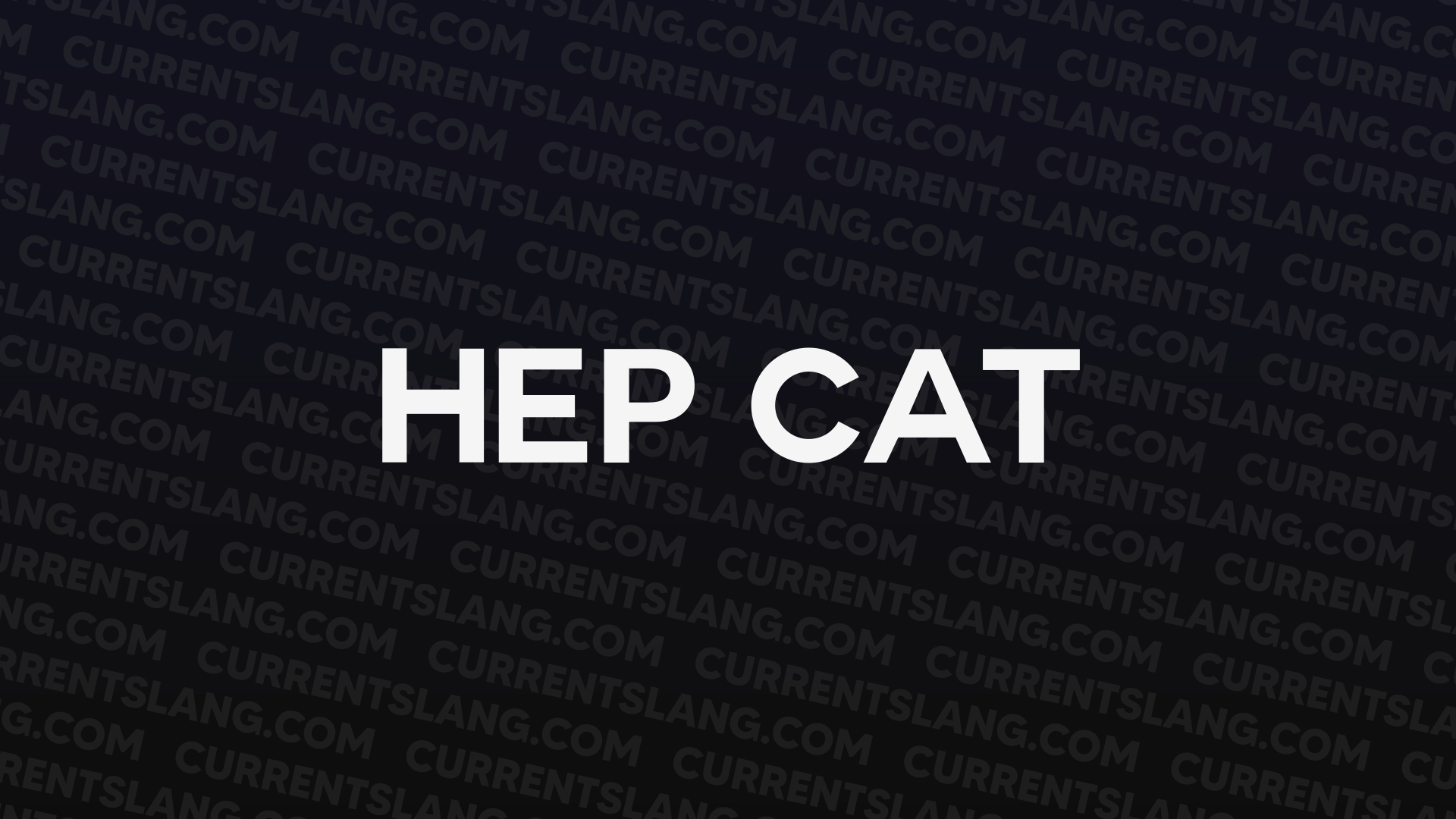 title image for hep cat