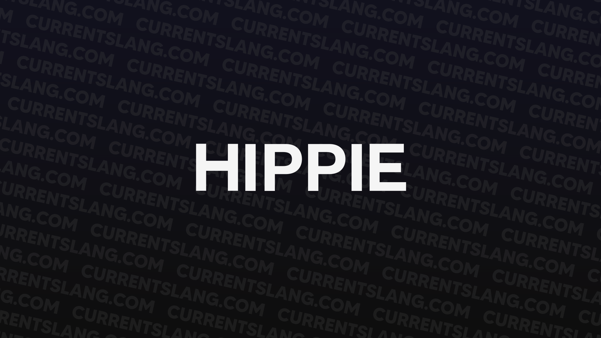 title image for Hippie