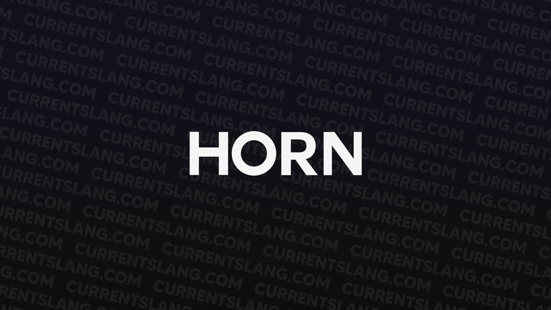 title image for Horn