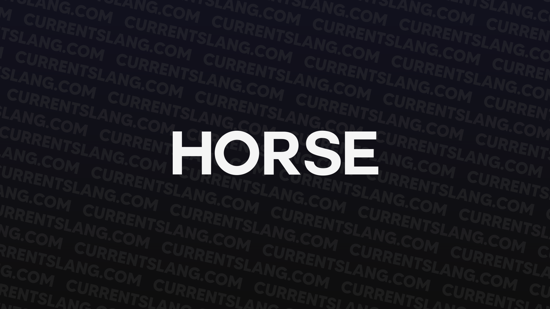 title image for horse