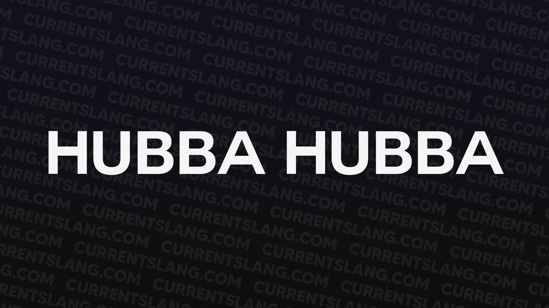 title image for Hubba Hubba