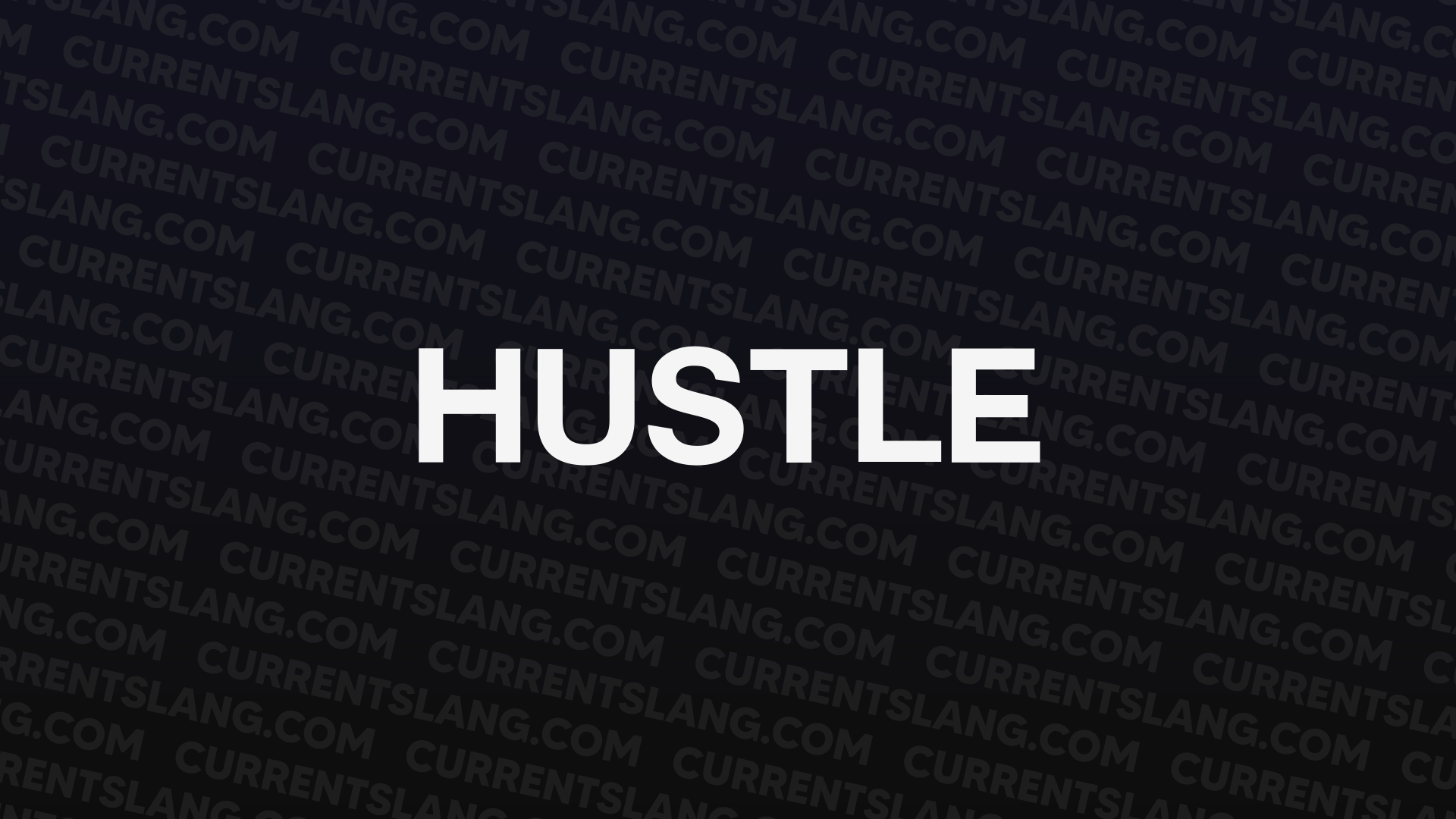 title image for Hustle