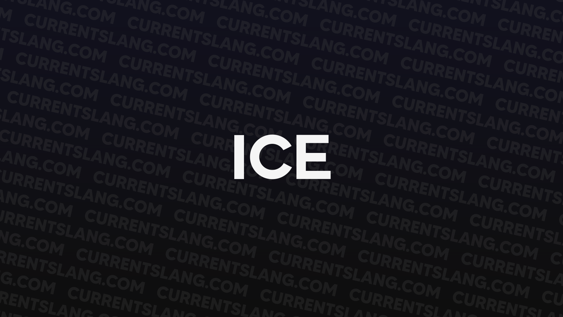 title image for ice