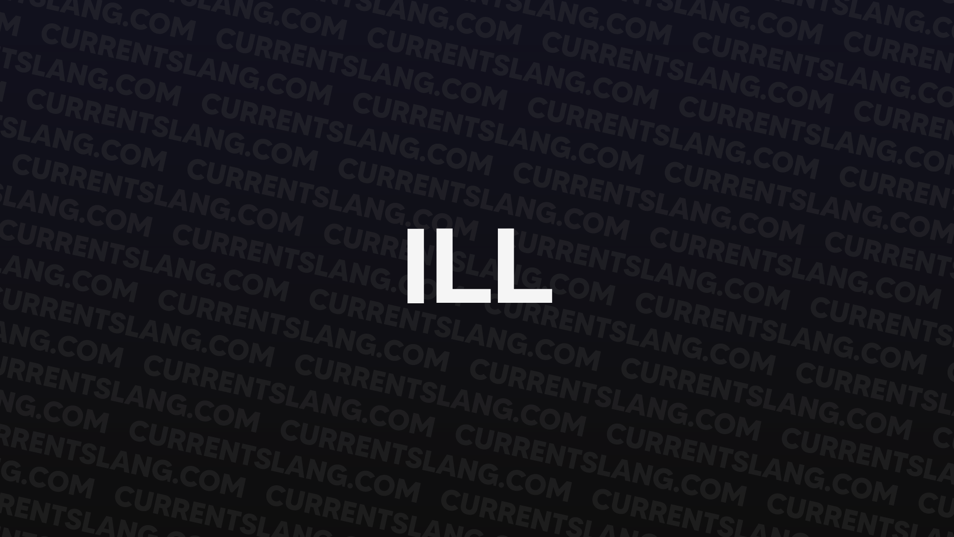 title image for Ill