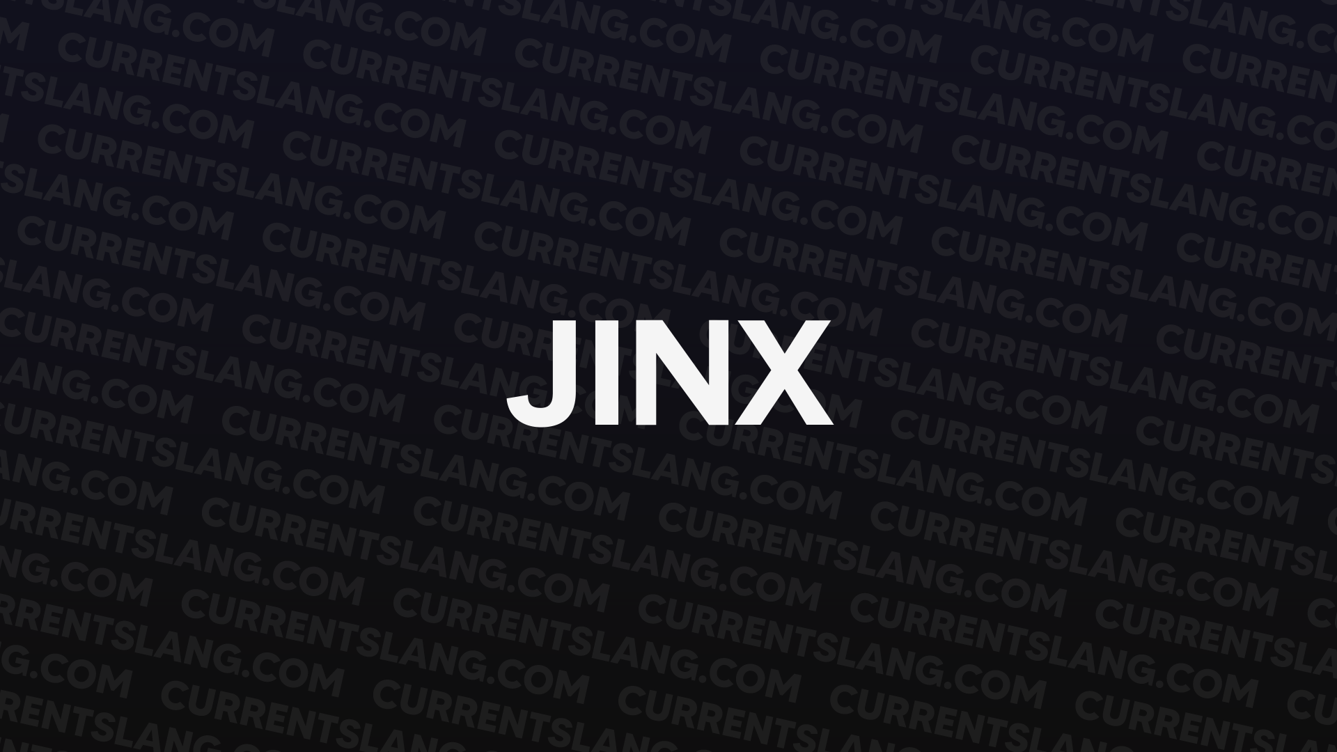 title image for jinx