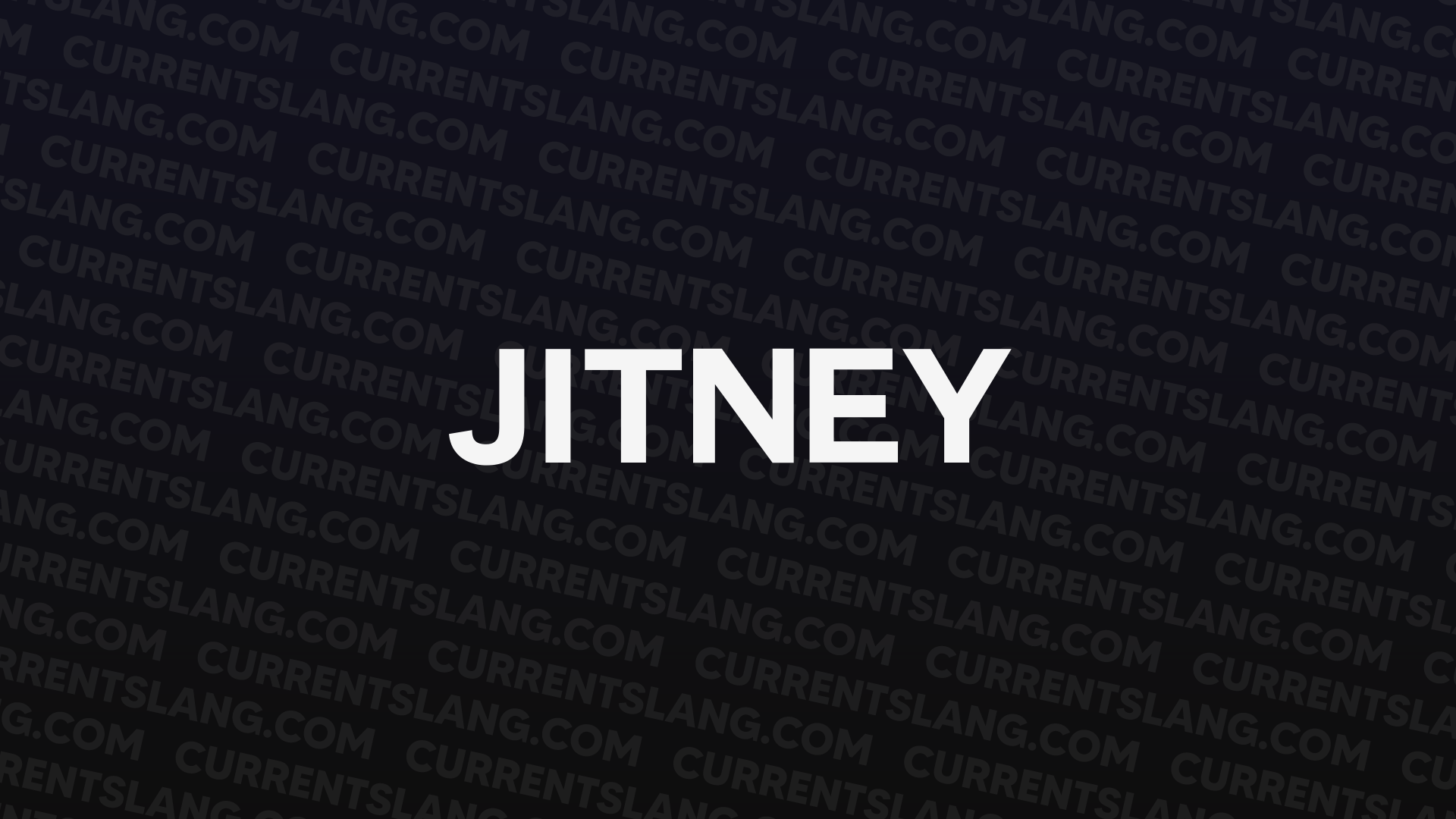 title image for jitney
