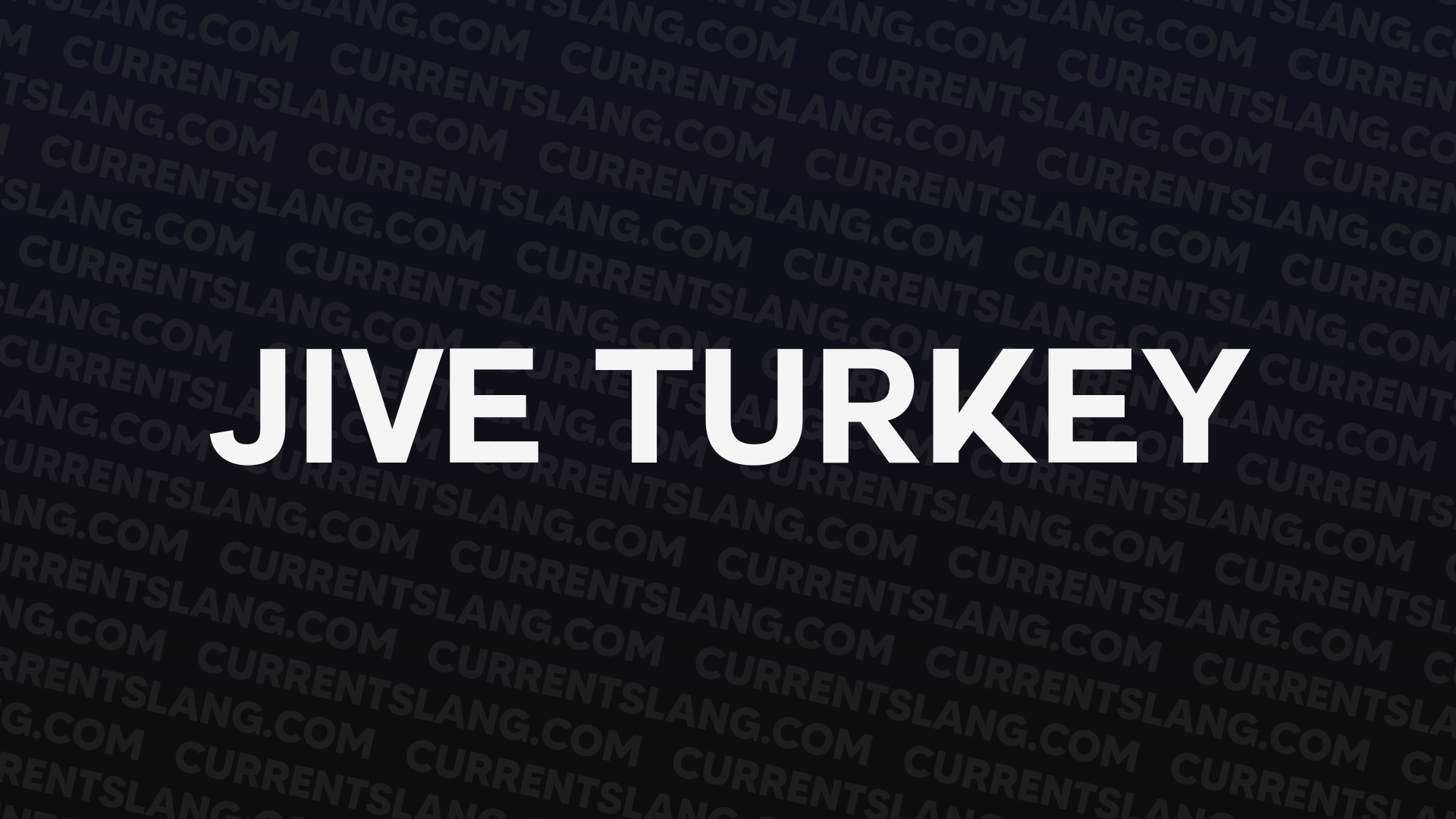 title image for Jive Turkey