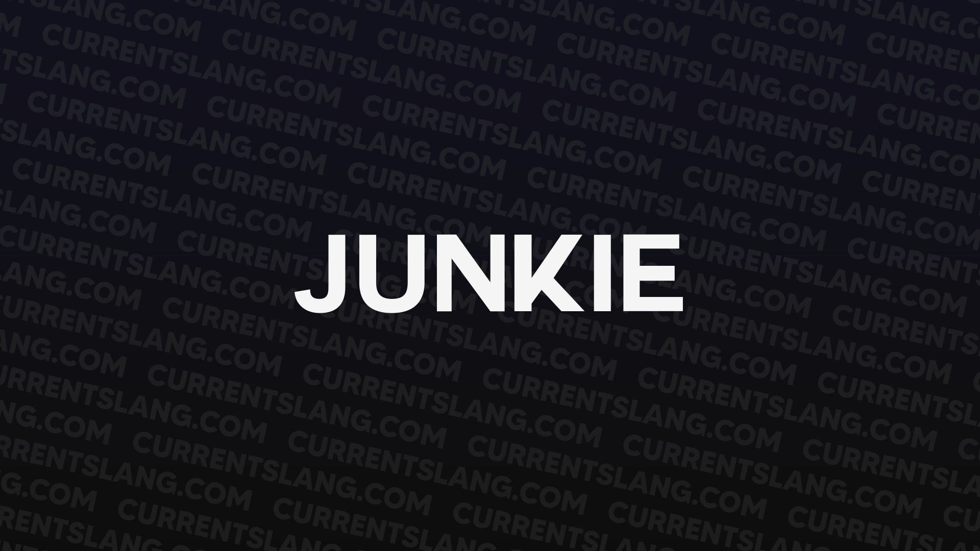 title image for Junkie