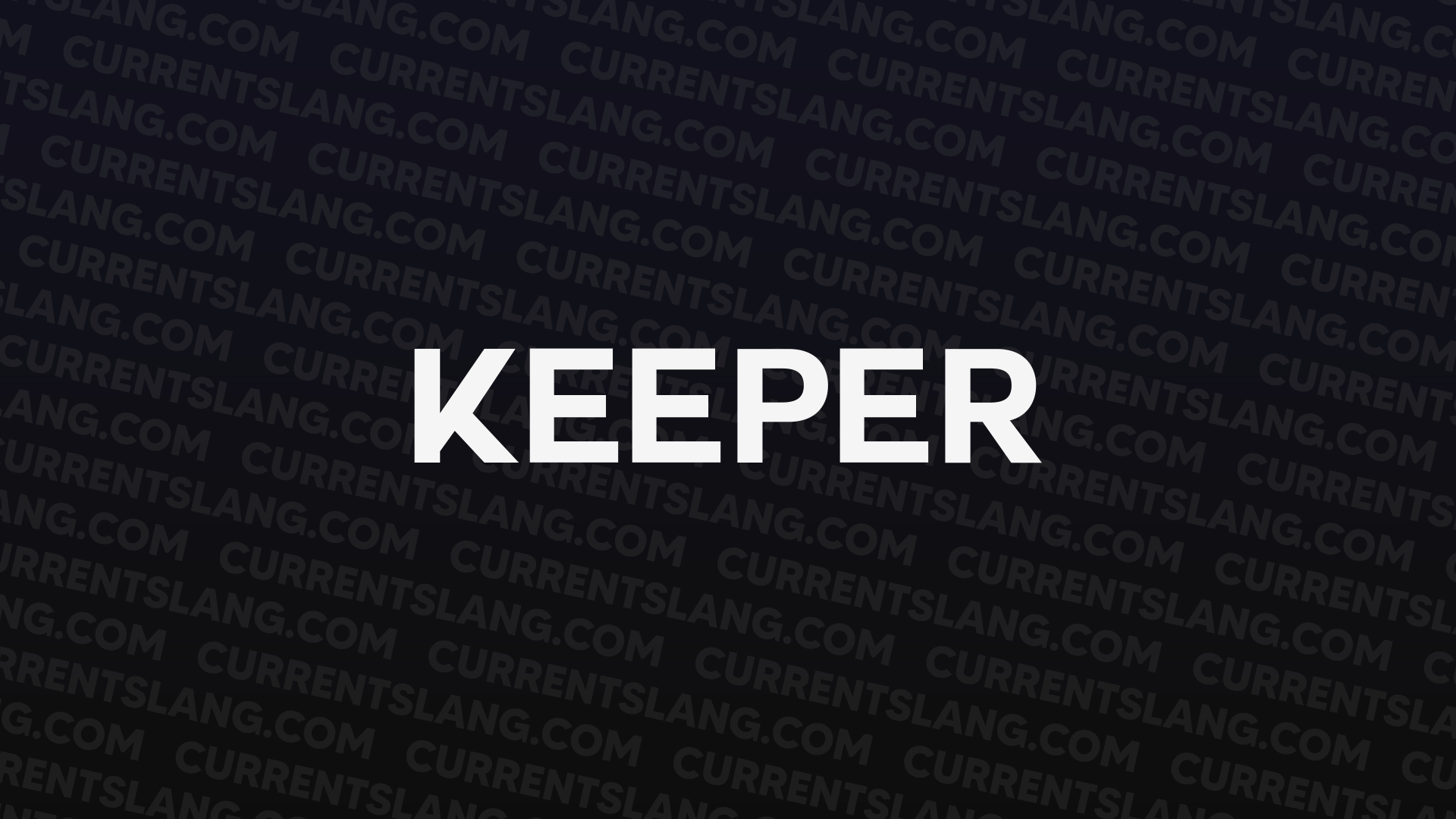 title image for Keeper