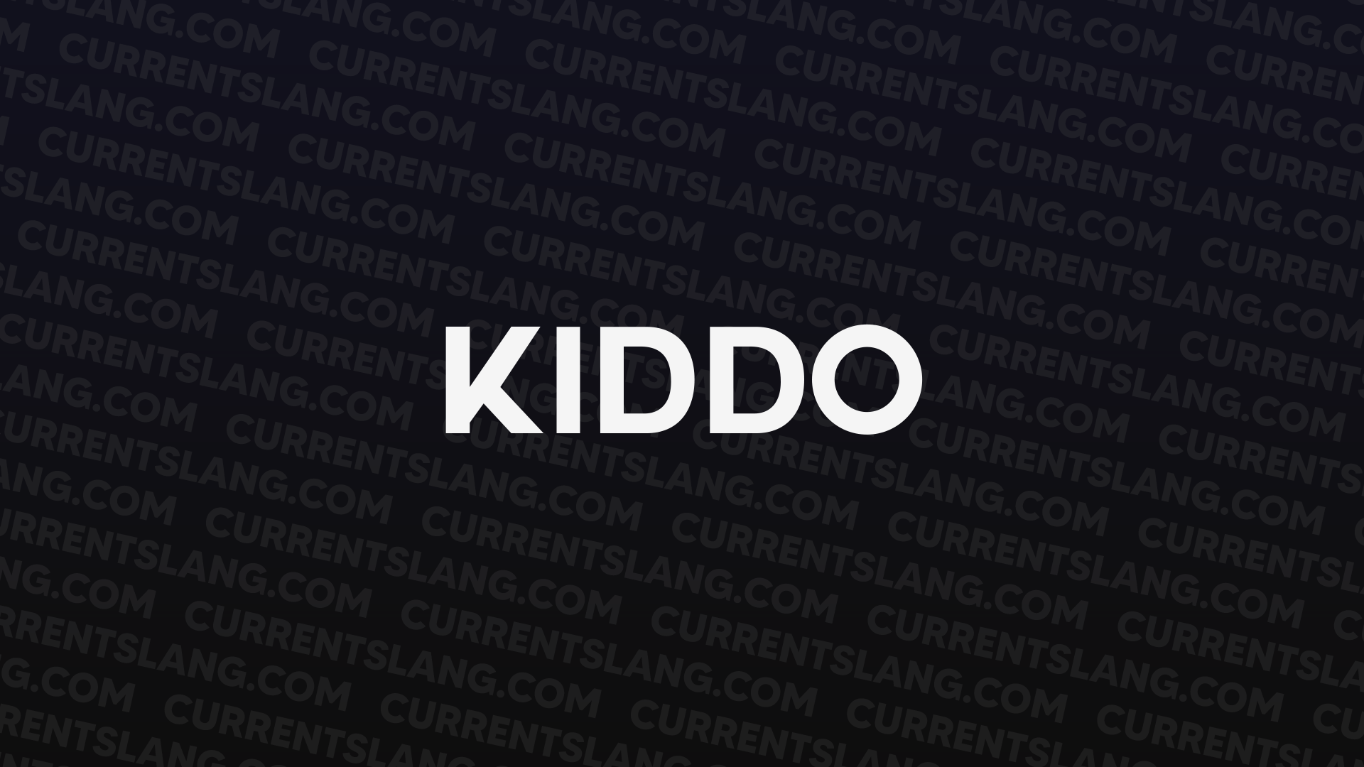 title image for kiddo