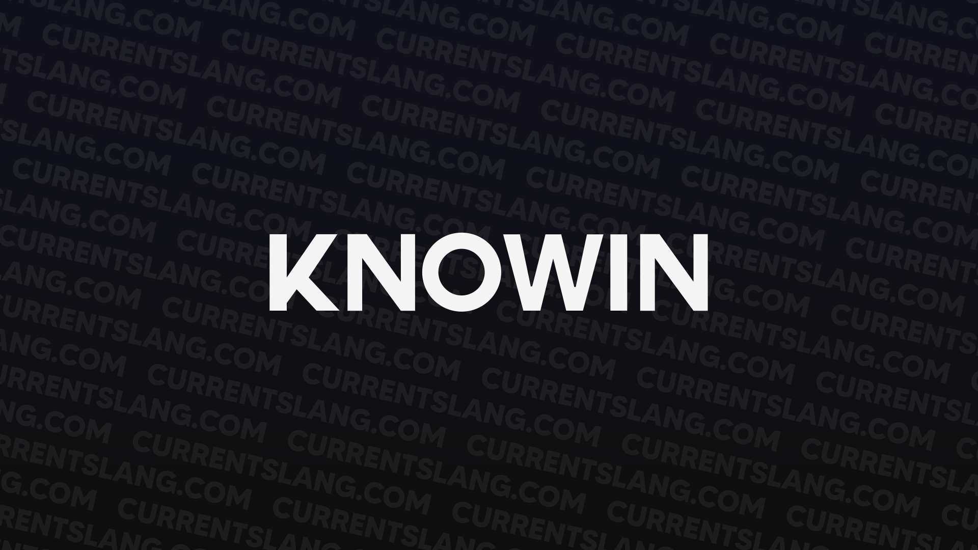 title image for Knowin