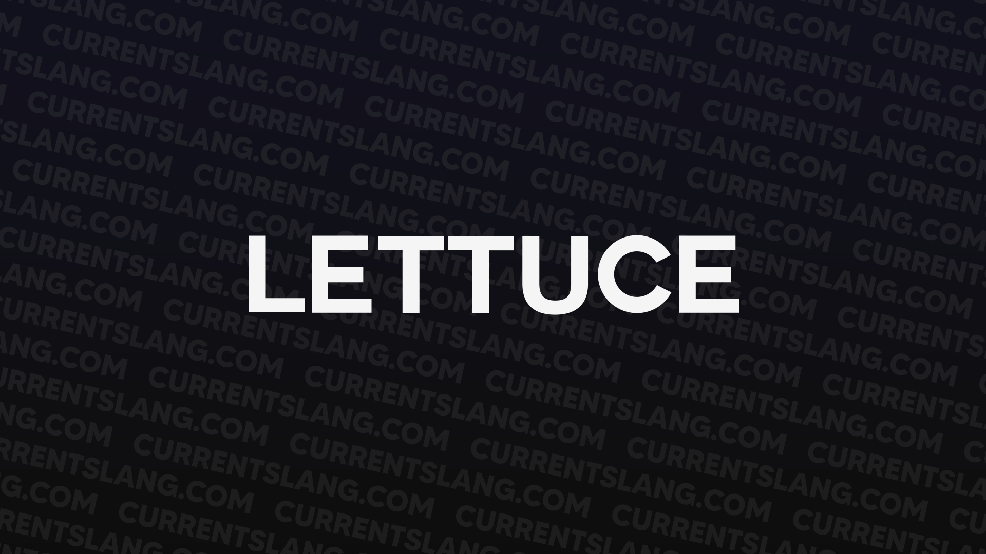 title image for lettuce