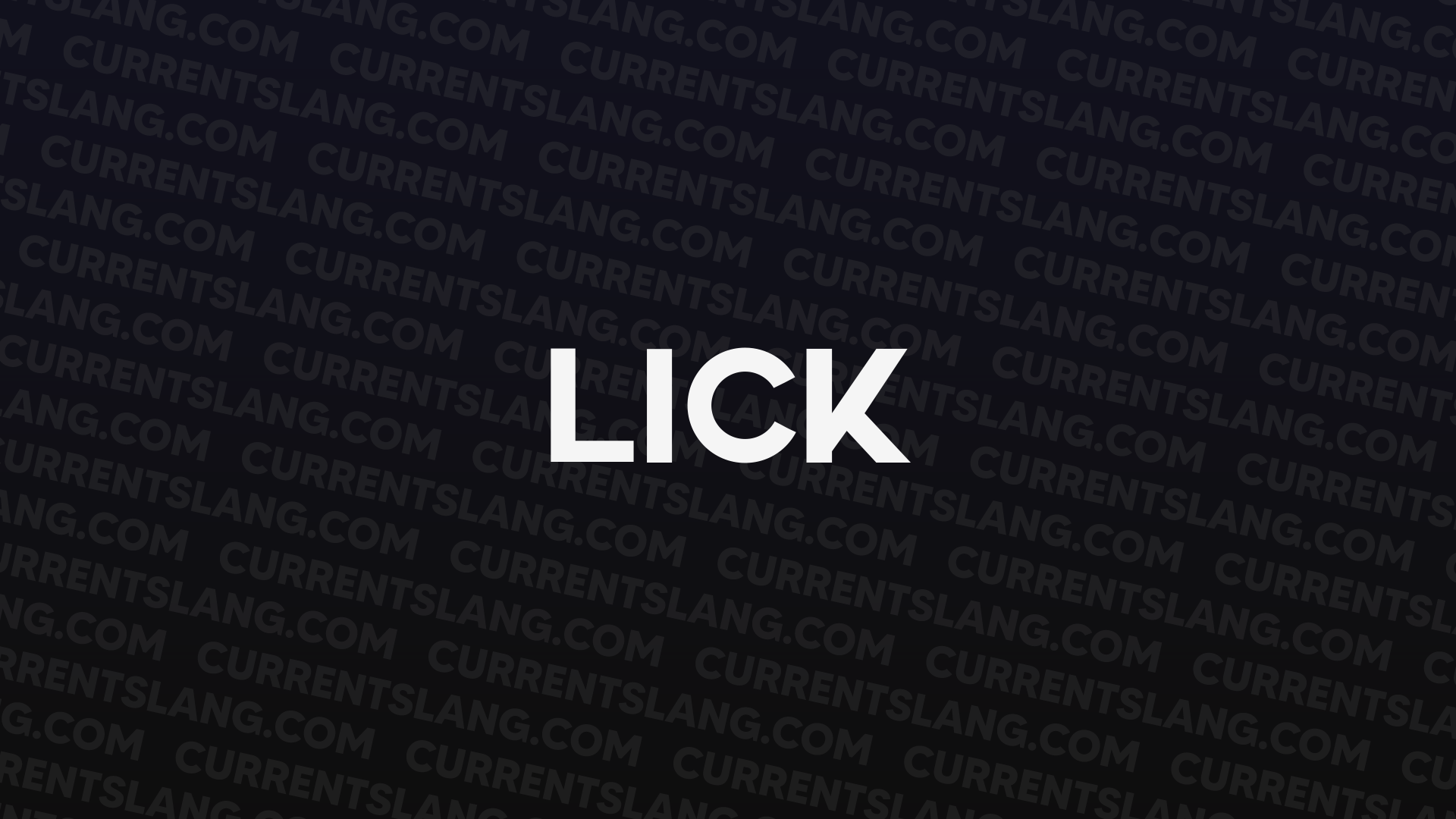 title image for lick
