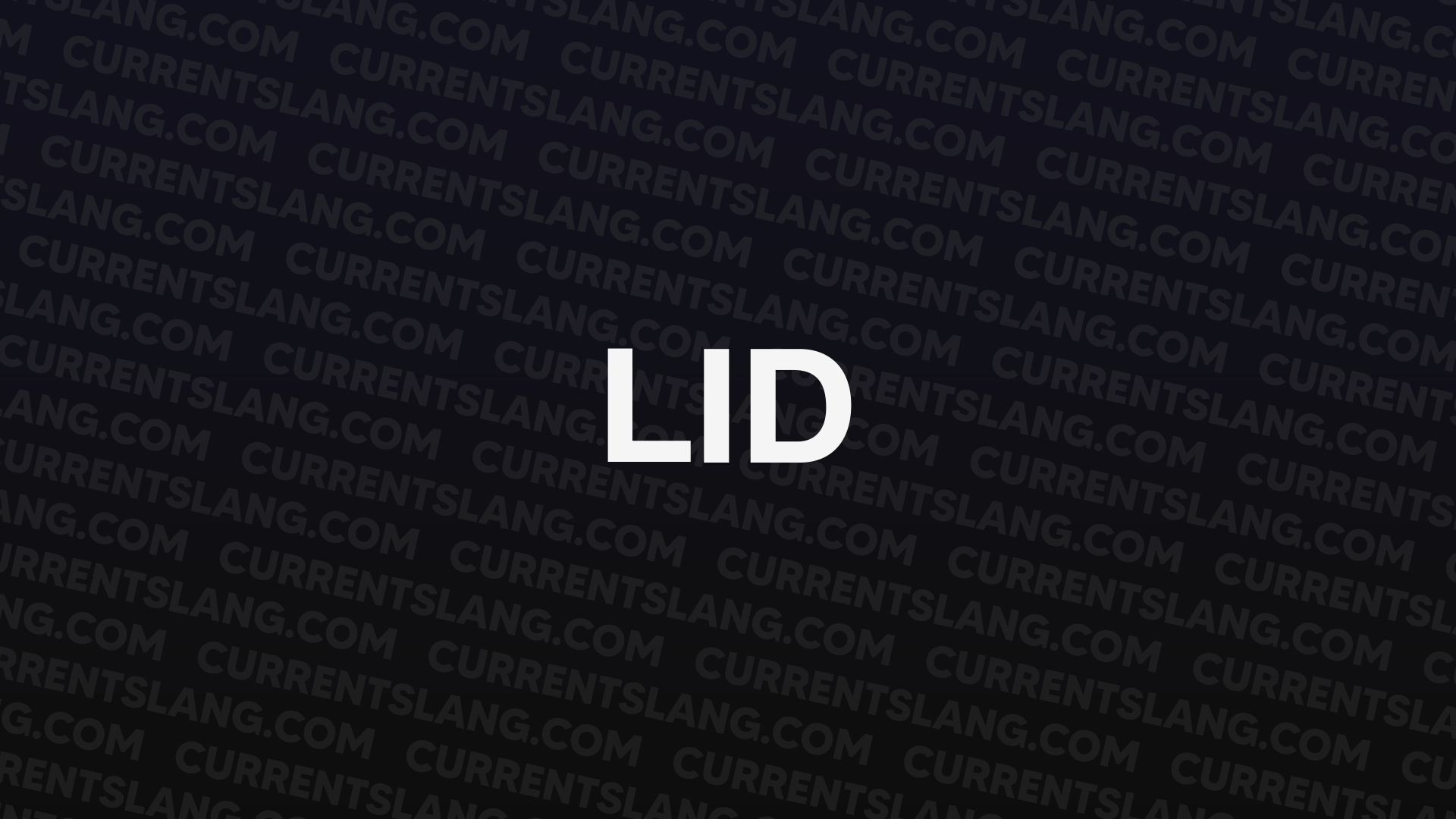 title image for Lid