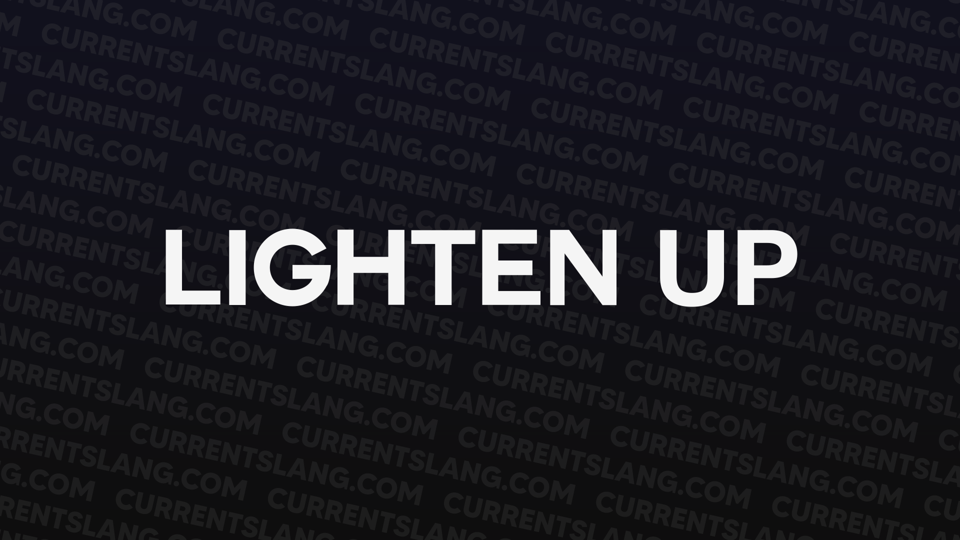 title image for Lighten up