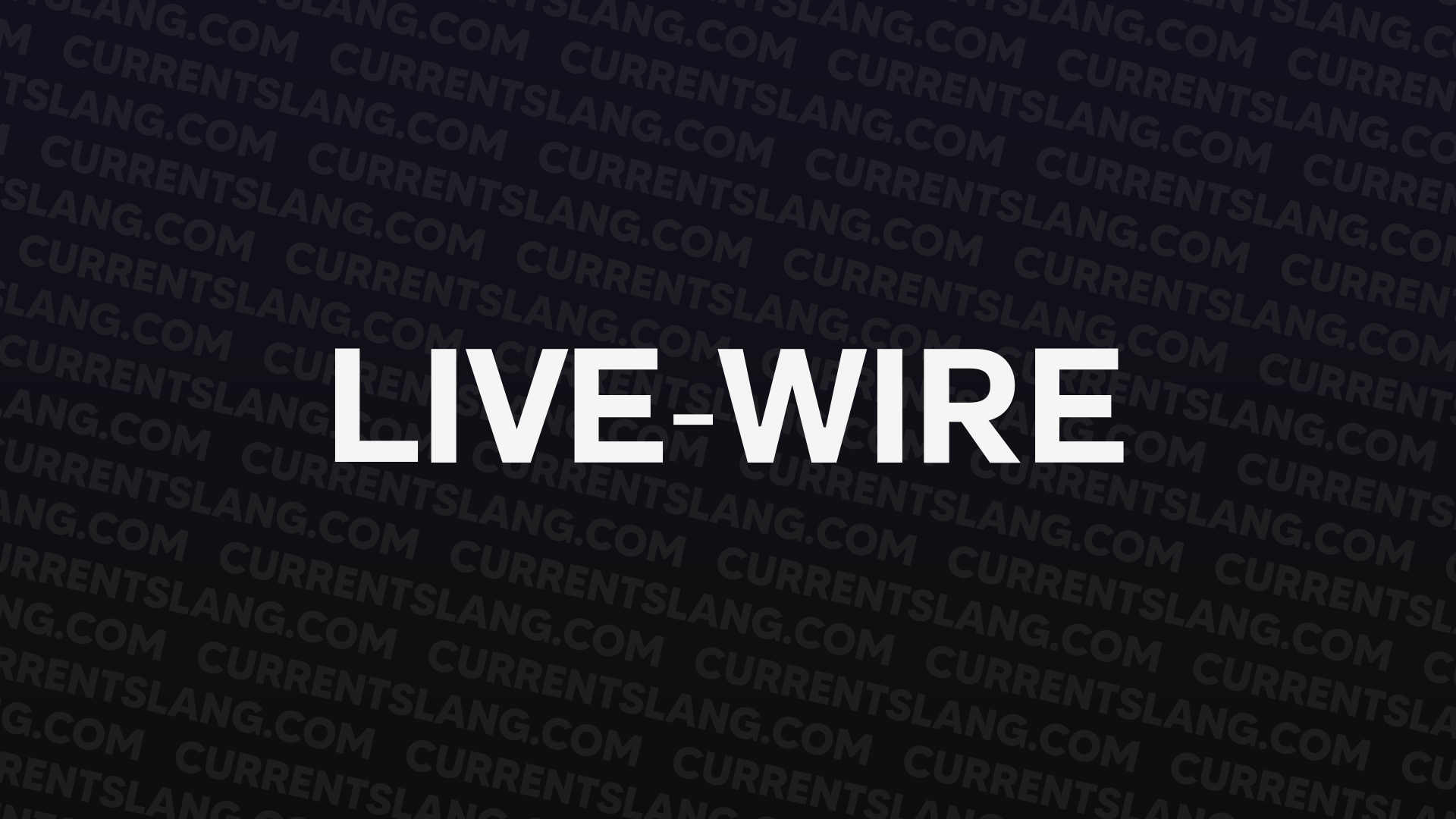 title image for live-wire
