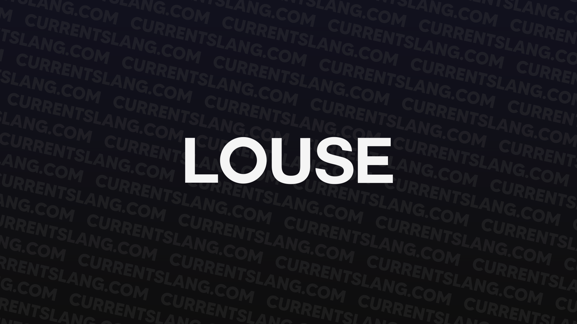 title image for louse